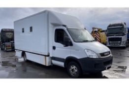 BX11 TUJ. 2011 IVECO DAILY 50C14 BOX VAN. 4x2. DIESEL. MANUAL GEARBOX. E/WINDOWS & MIRROS.