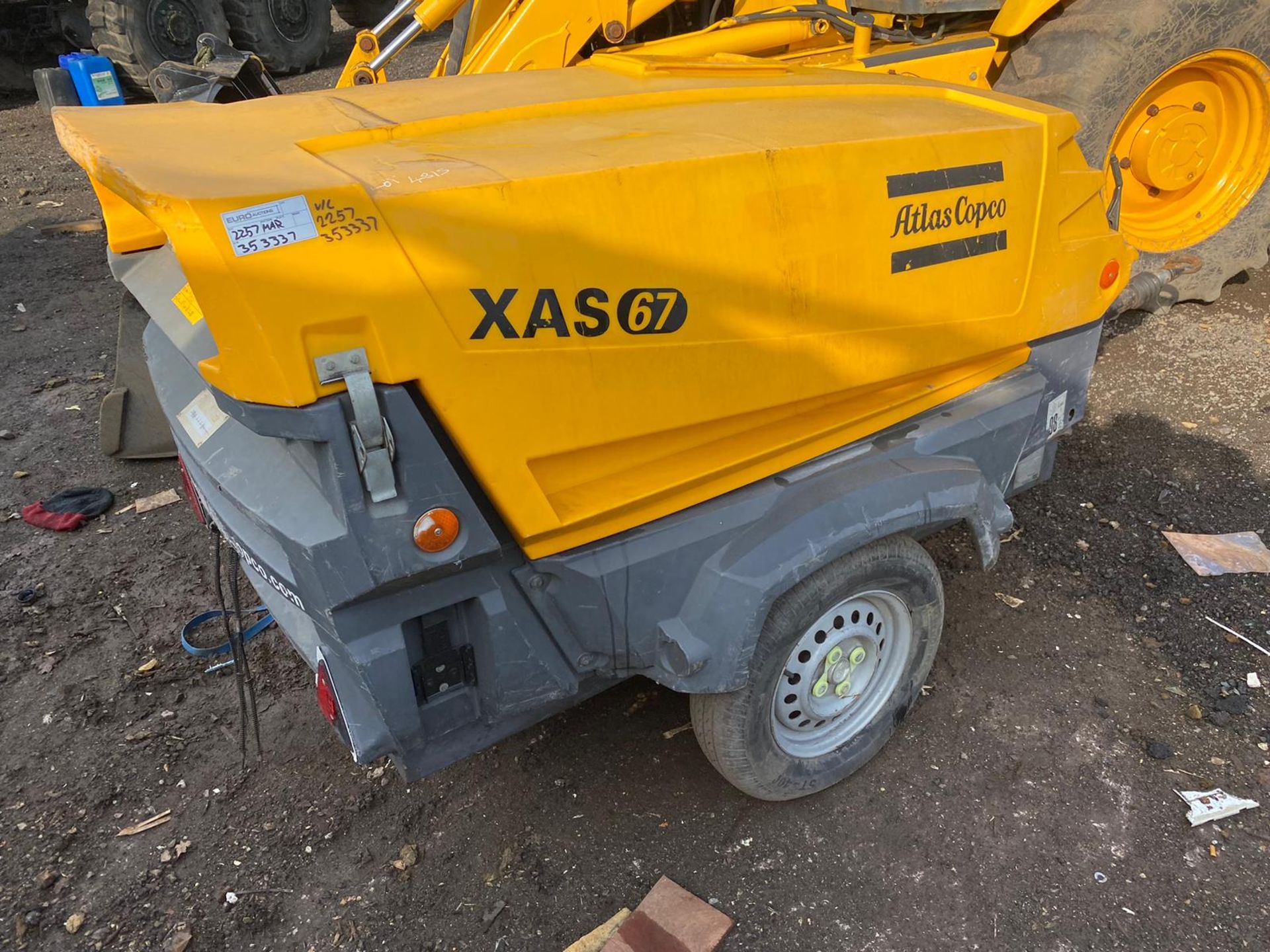 XAS67 DIESEL COMPRESSOR - Image 11 of 13