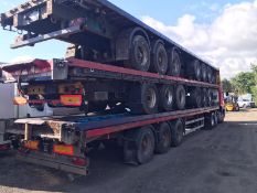 STACK OF 5 BPW TRAILERS