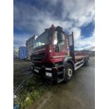 2013 IVECO RIDGID FLATBED 6X2