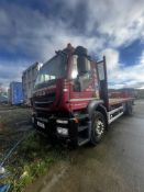 2013 IVECO RIDGID FLATBED 6X2