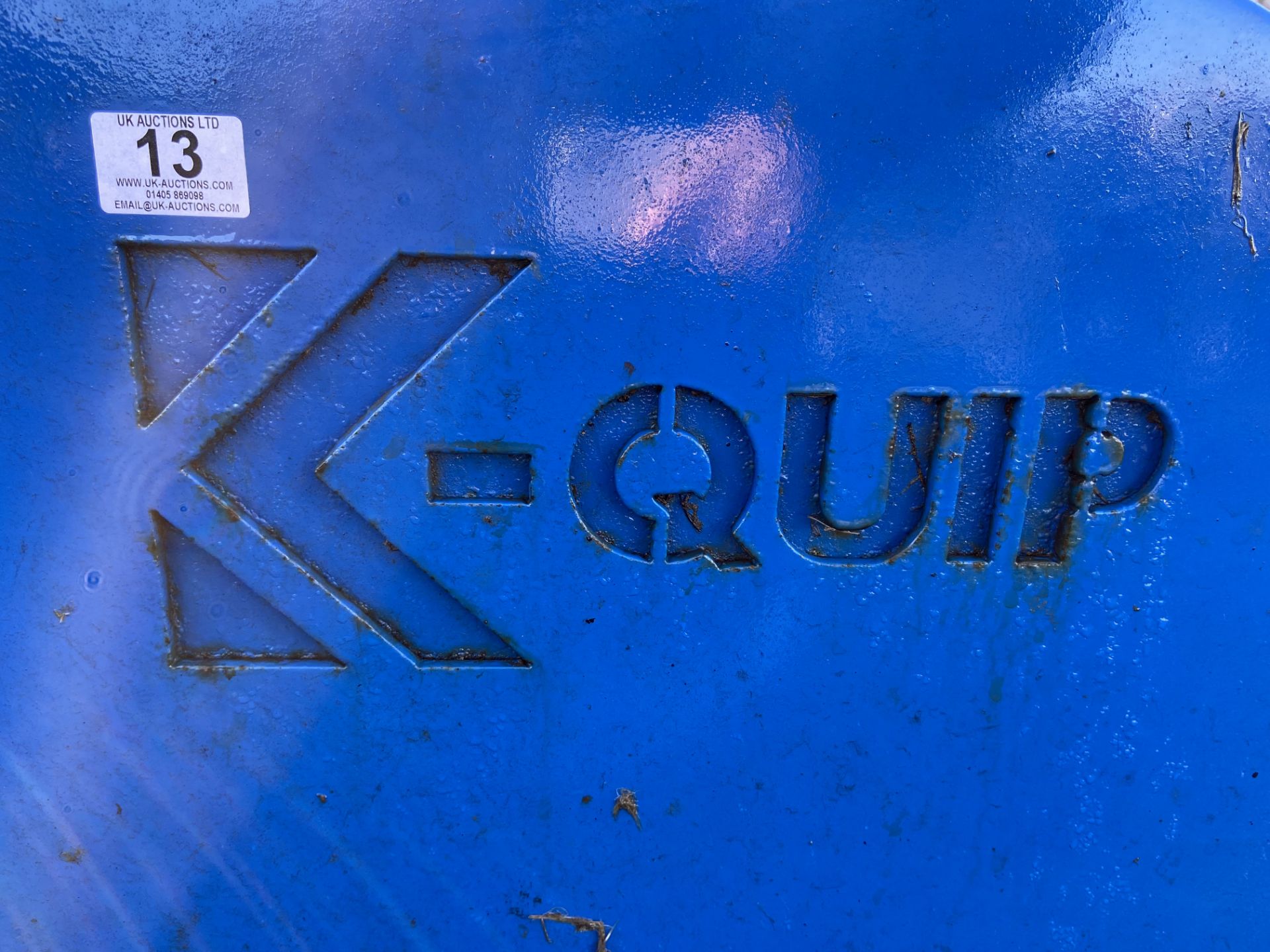 K - QUIP 20ft flatbed plant trailer with ramps - Image 14 of 16