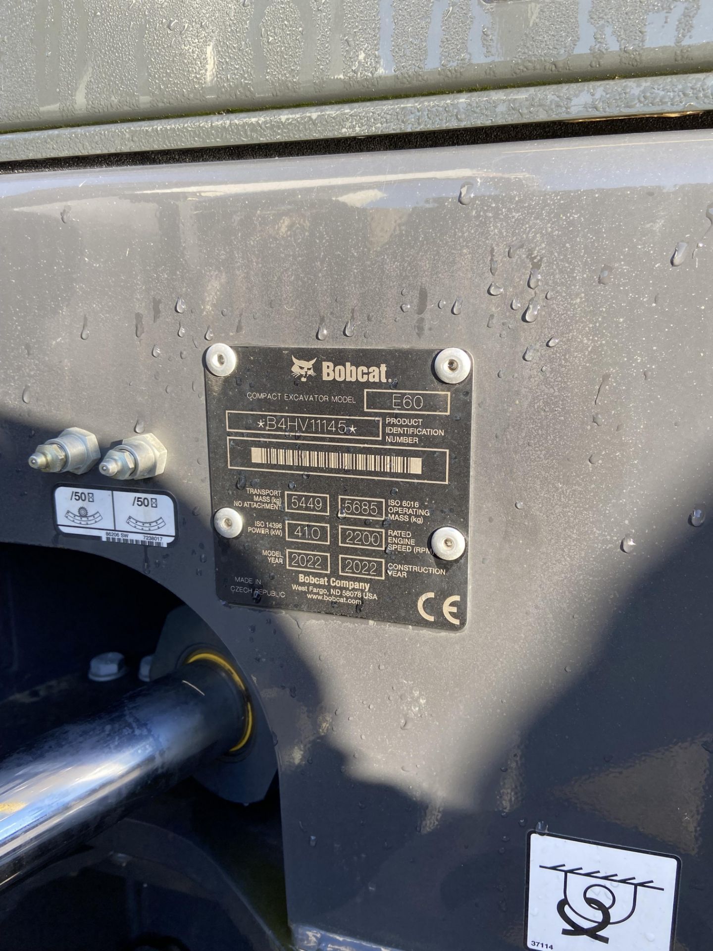 2022 Bobcat E60 R2 series - Image 24 of 24