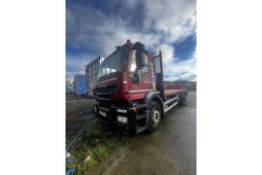 2013 IVECO RIDGID FLATBED 6X2