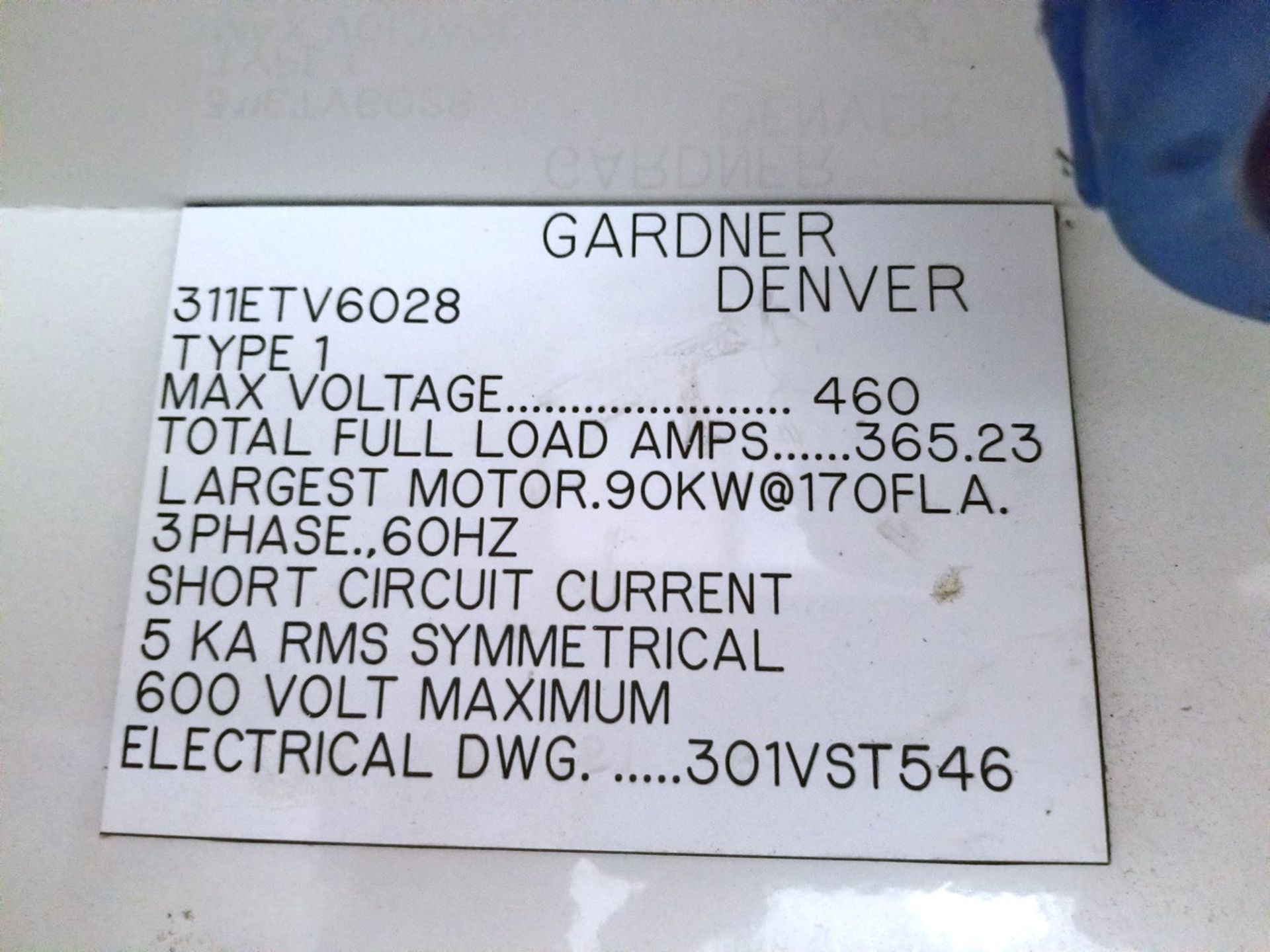 Gardner Denver 250 Horsepower Air Compressor - Image 12 of 12