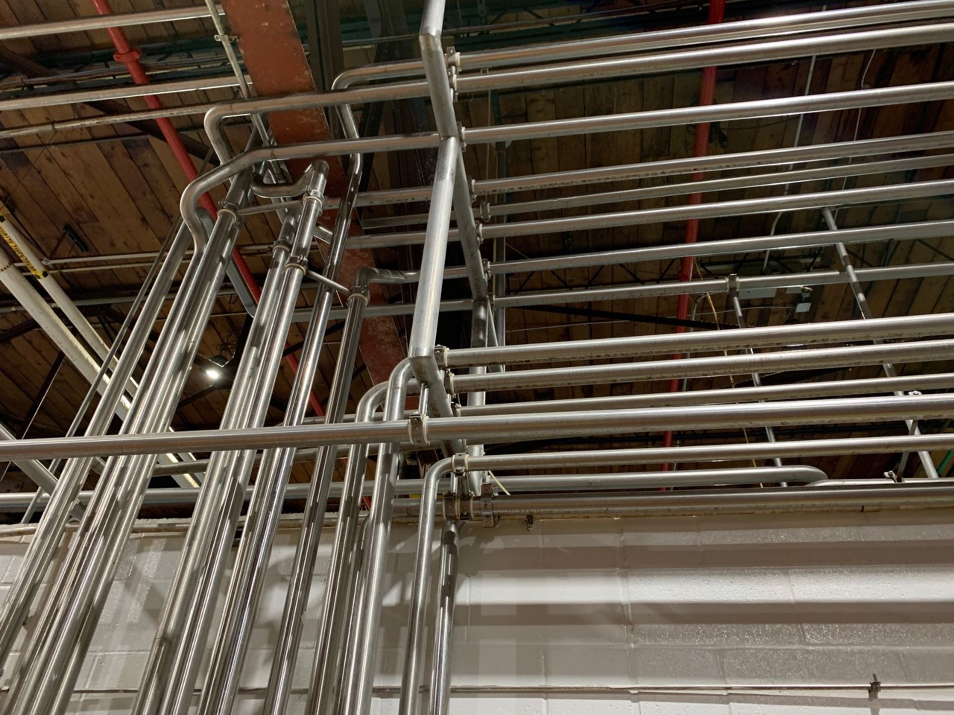 Lot of Stainless Steel Piping in Ceiling - 2 Inch - Image 3 of 6