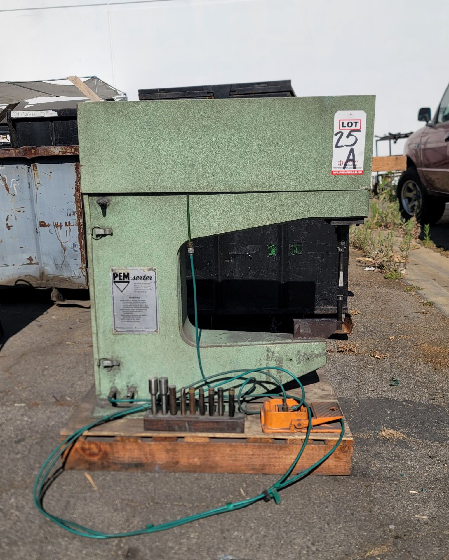 PEM-SERTER SERIES III INSERTION PRESS, CAPACITY: 3-TONS, S/N B3-063, OUT OF SERVICE/NEEDS WORK