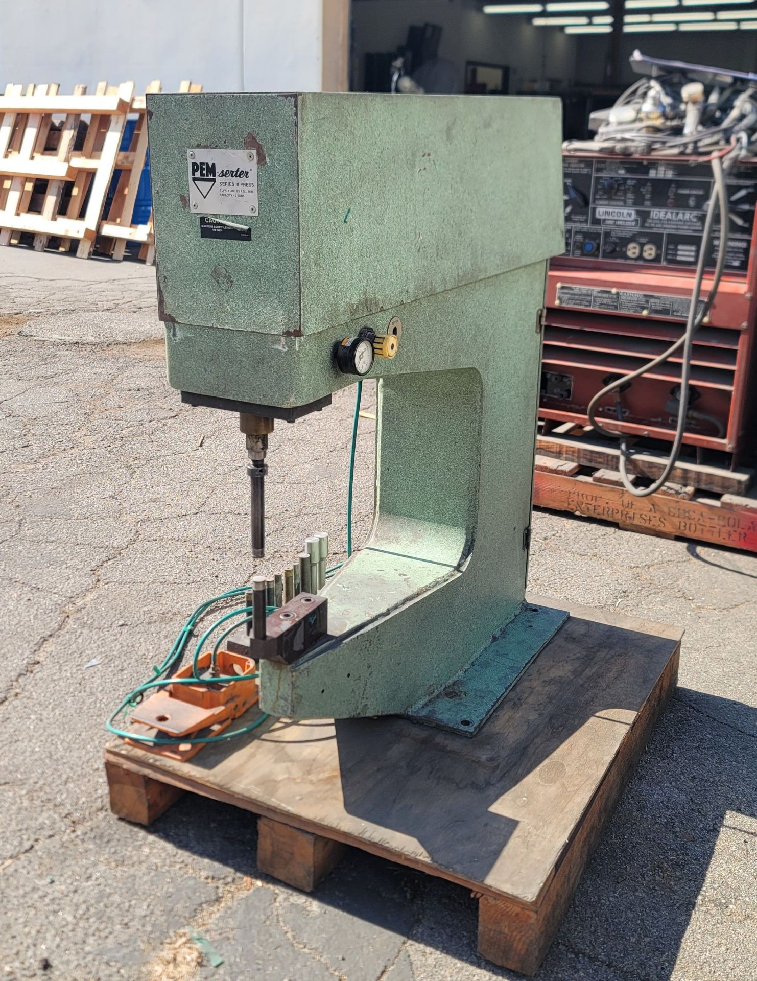 PEM-SERTER SERIES III INSERTION PRESS, CAPACITY: 3-TONS, S/N B3-063, OUT OF SERVICE/NEEDS WORK - Image 2 of 4