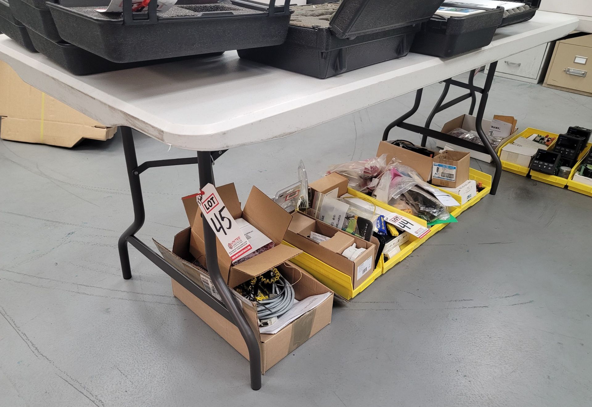 LOT - (3) FOLDING TABLES, 6' X 30", CONTENTS NOT INCLUDED, (DELAYED PICKUP UNTIL MARCH 1), (BUILDING