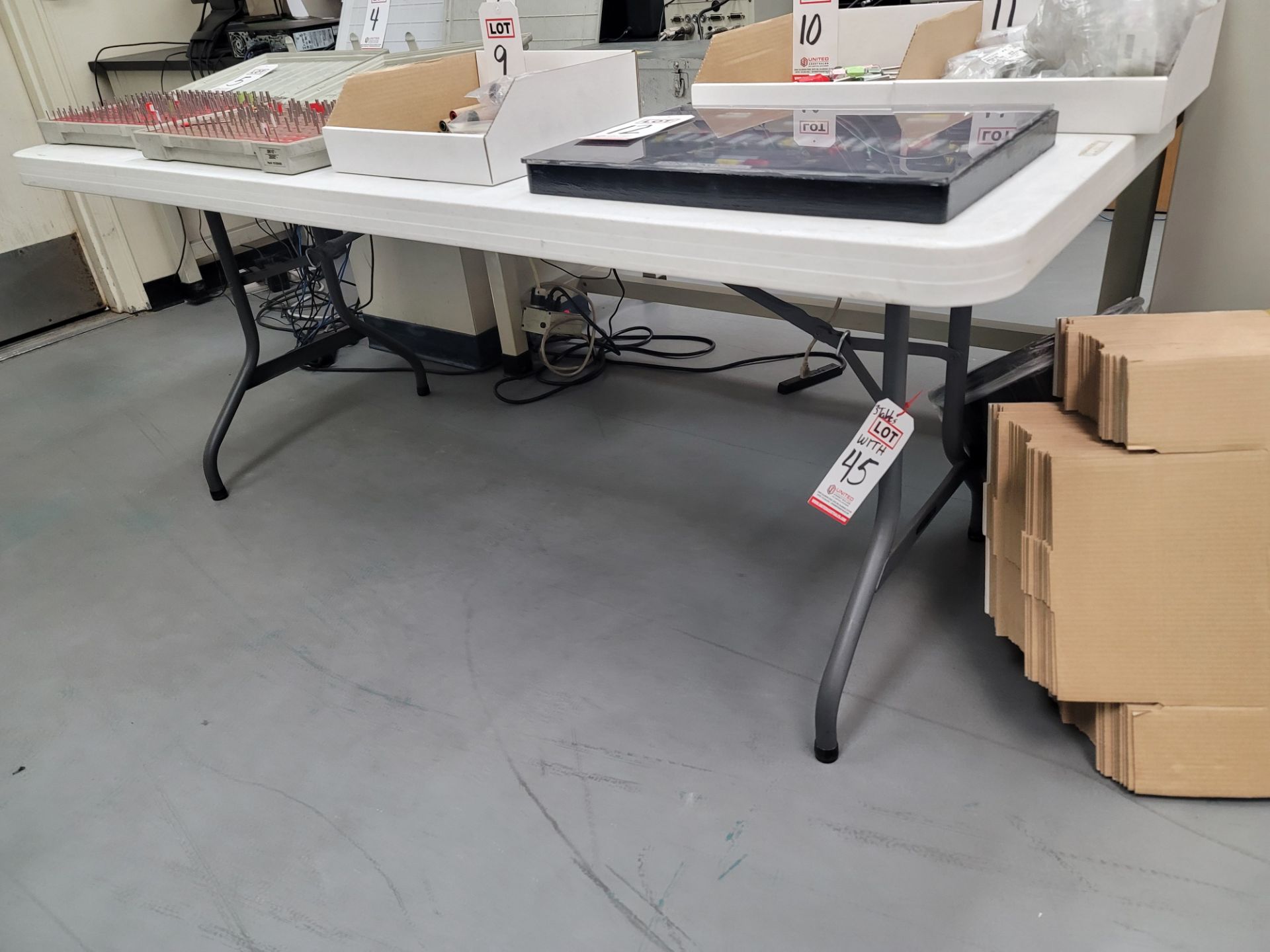 LOT - (3) FOLDING TABLES, 6' X 30", CONTENTS NOT INCLUDED, (DELAYED PICKUP UNTIL MARCH 1), (BUILDING - Image 3 of 3
