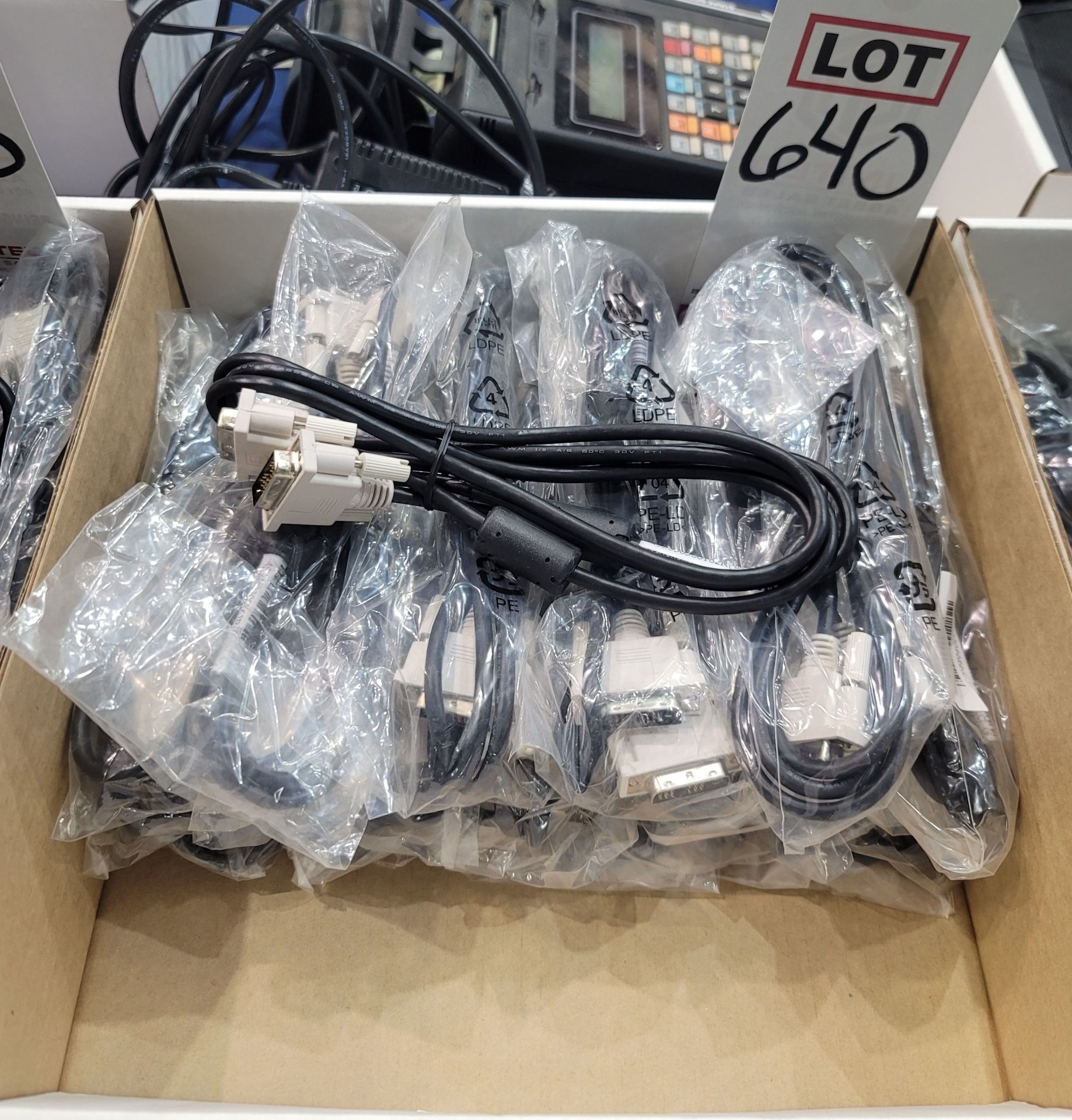 LOT - MONITOR CABLES OR PRINTER CABLES, (BUILDING 3)