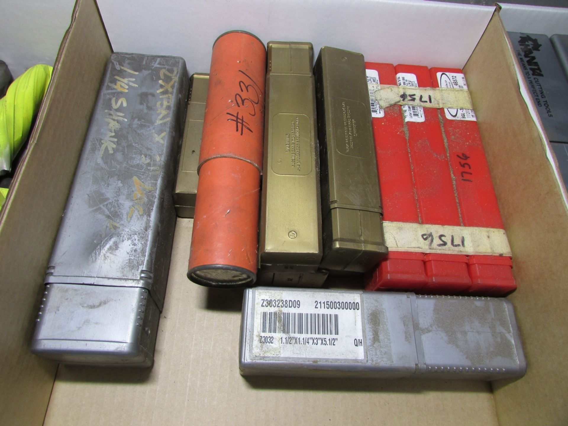 LOT - (3) BINS OF ASSORTED HSS 1" TO 2" END MILLS/ FORM CUTTERS - Image 3 of 4