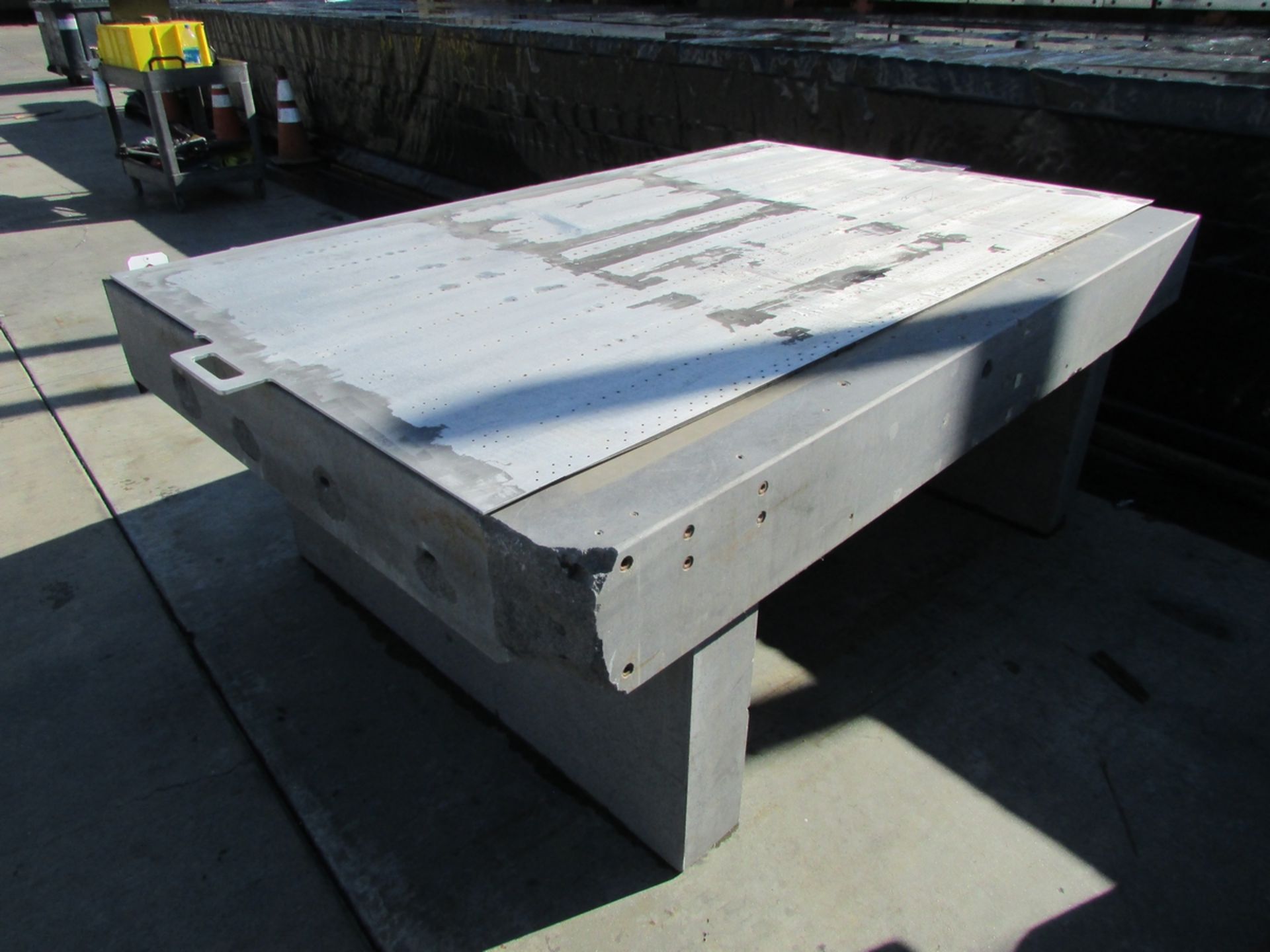 GRANITE SURFACE TABLE, 81" X 57" X 8-3/4" - Image 4 of 4