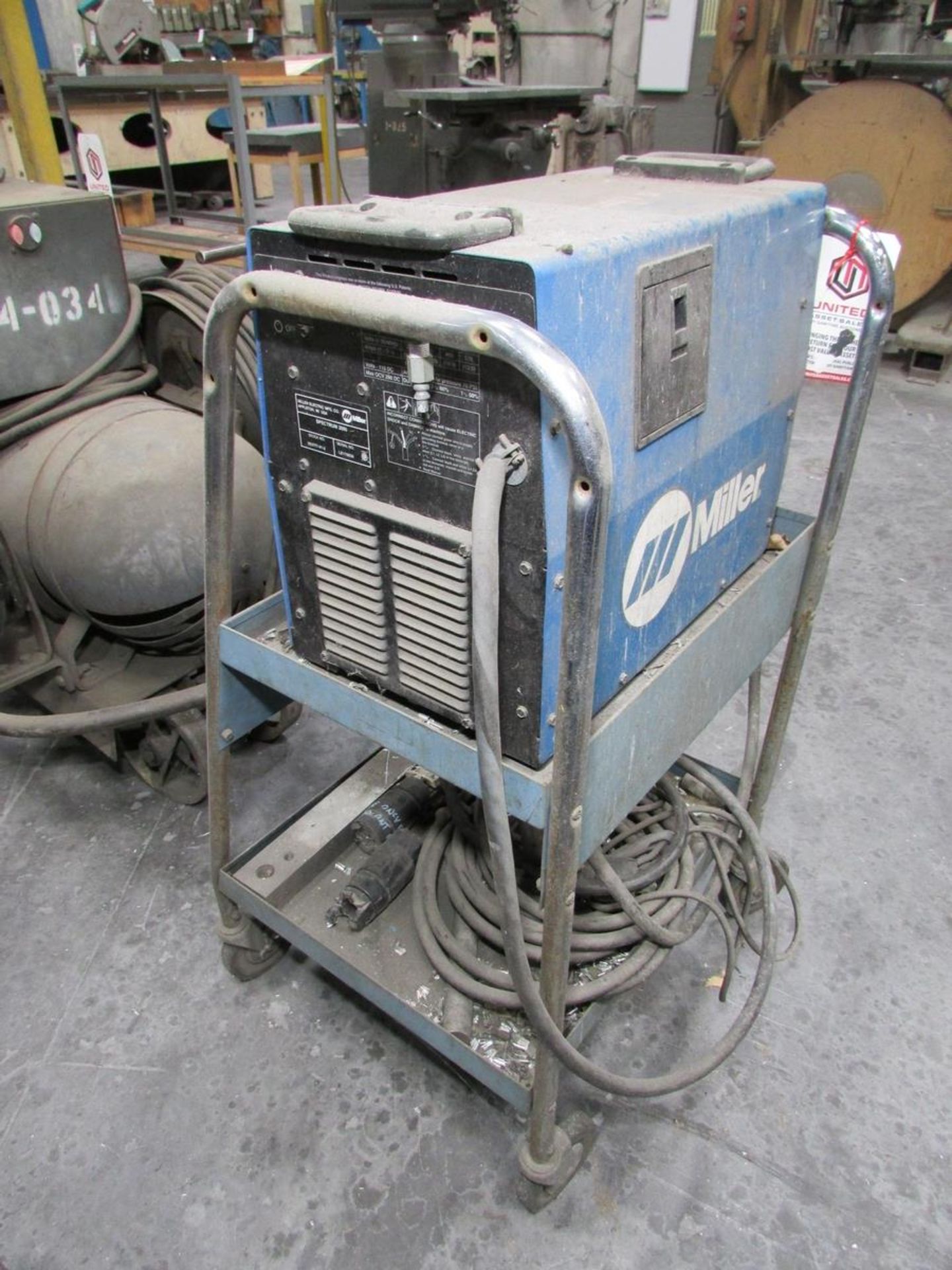 MILLER SPECTRUM 2050 DC PLASMA CUTTING SYSTEM W/ AUTO-LINE, 110V 55A 60% DUTY CYCLE 280 MAX OCV DC - Image 5 of 8