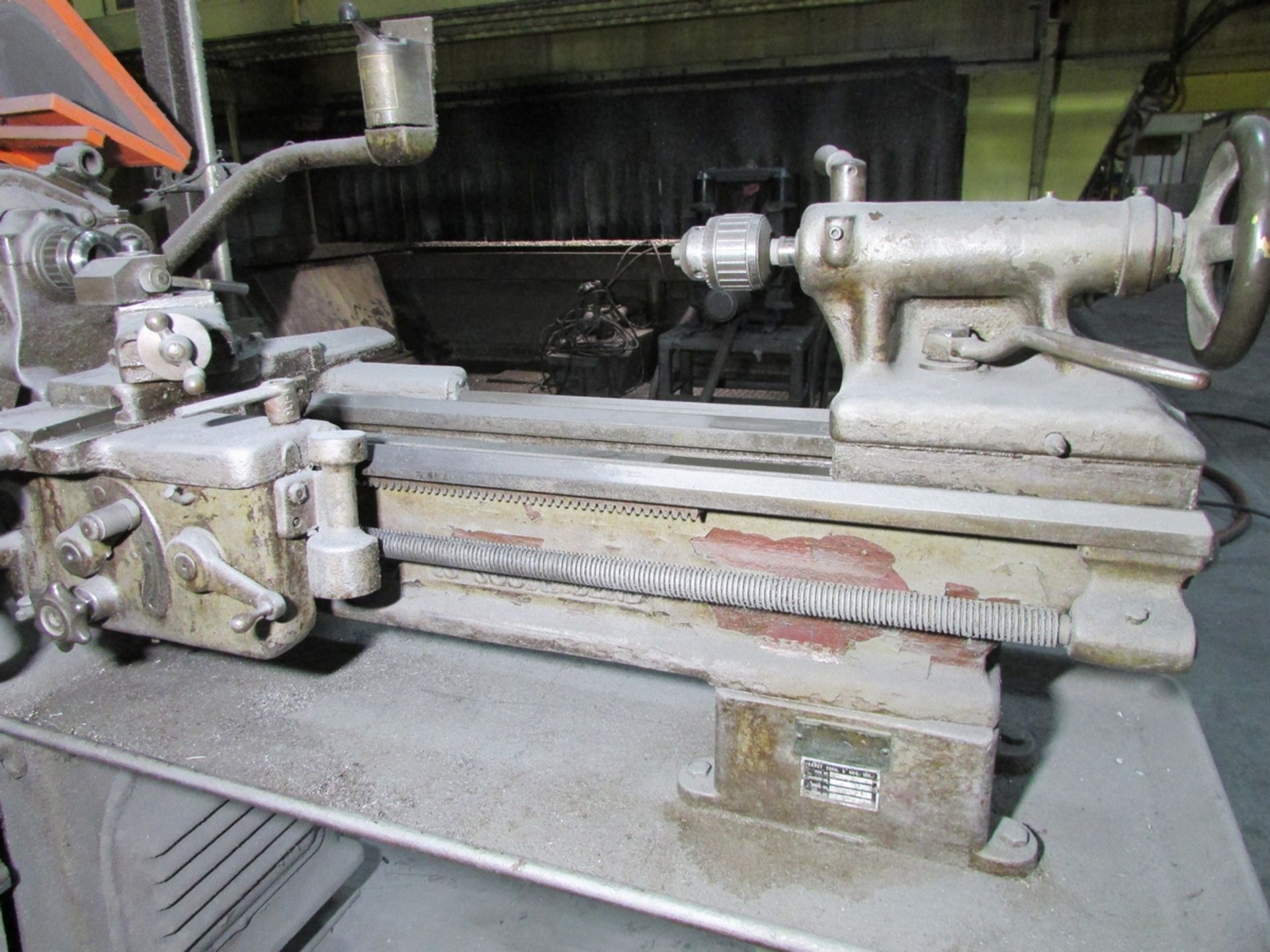 SOUTHBEND 13" X 30" SHOP LATHE, MODEL CL175B, 5C COLLET CHUCK, TAILSTOCK, 3PH - Image 7 of 10