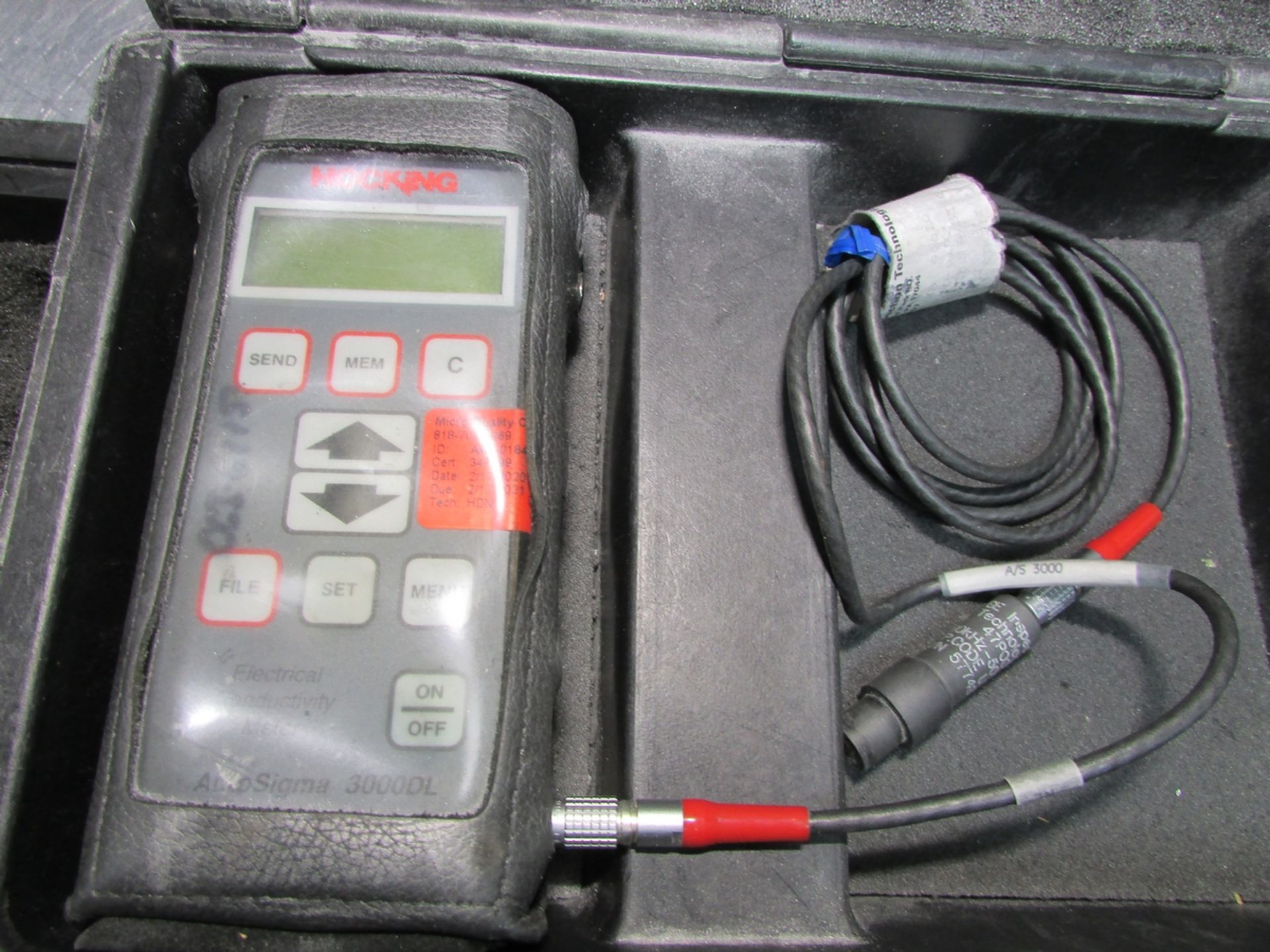LOT - (3) HOCKING ELECTRICAL CONDUCTIVITY METERS, MODEL AUTOSIGMA 3000DL - Image 4 of 5