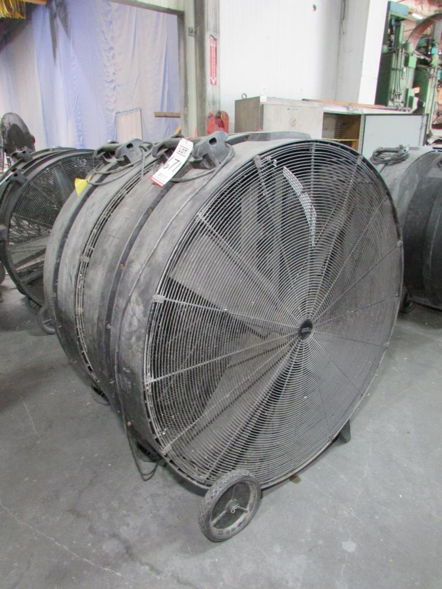 LOT - (2) ULINE 48" DRUM FANS, MODEL H6989, 120V