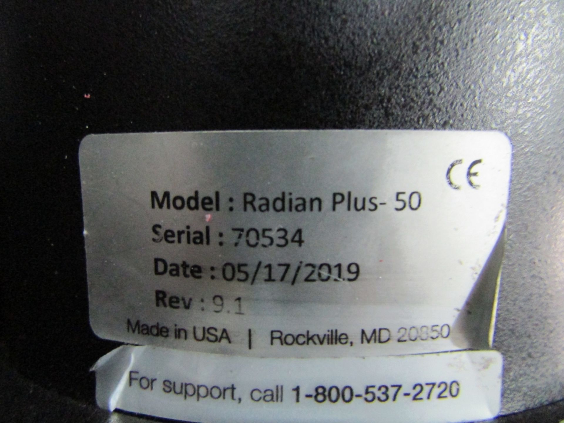 2019 API PORTABLE LASER TRACKING SYSTEM, MODEL RADIAN PLUS-50, S/N 70534, REV. 9.1, EQUIPPED W/ V- - Image 6 of 10