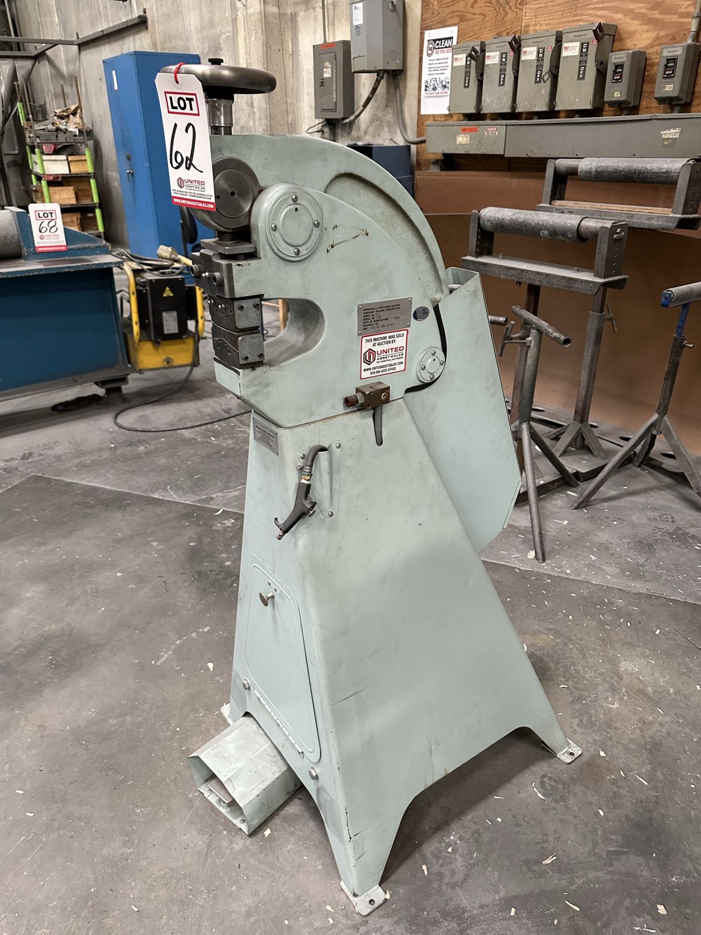 2019 MARCHANT MACHINE CORP SHRINKING AND STRETCHING MACHINE, MODEL 6A, S/N 382 - Image 2 of 4