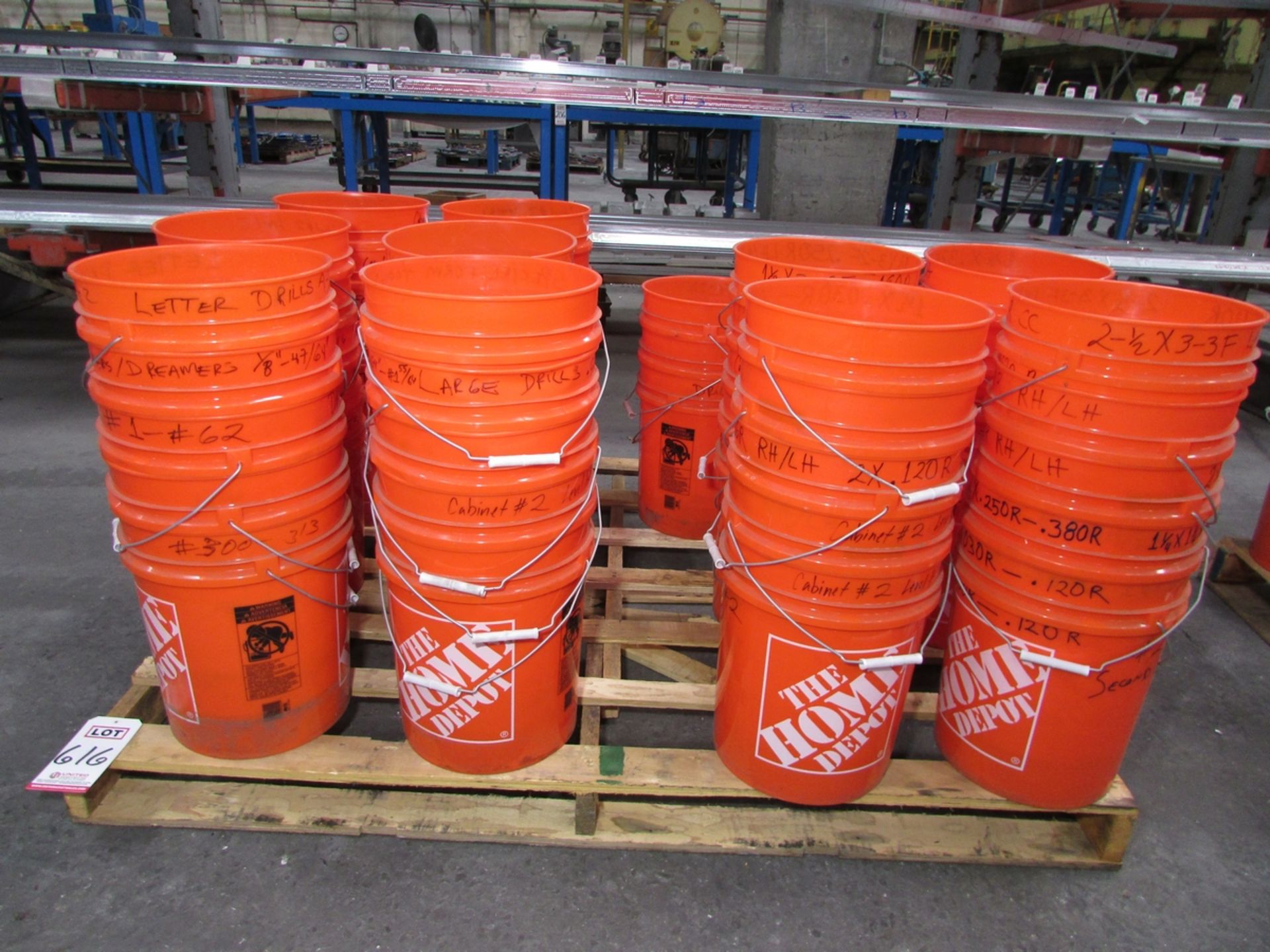 LOT - (52) HOME DEPOT 5-GAL BUCKETS - Image 2 of 3