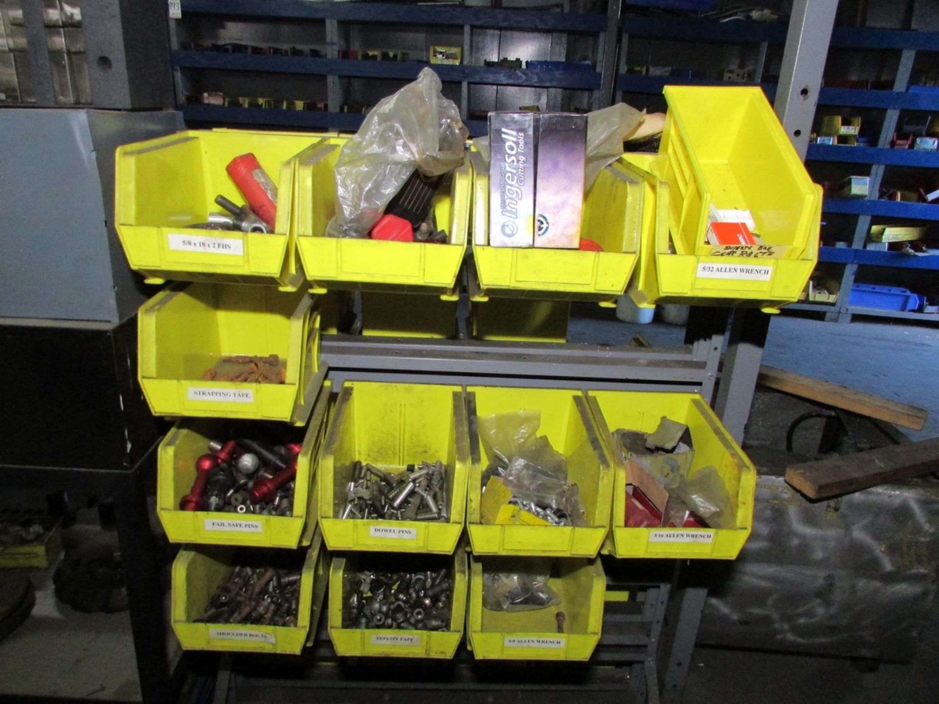 LOT - (10) SHELVING UNITS, W/ MISC. CONTENTS: LARGE ASSORTMENT OF HARDWARE, NUTS, BOLTS, FITTINGS, - Image 17 of 17