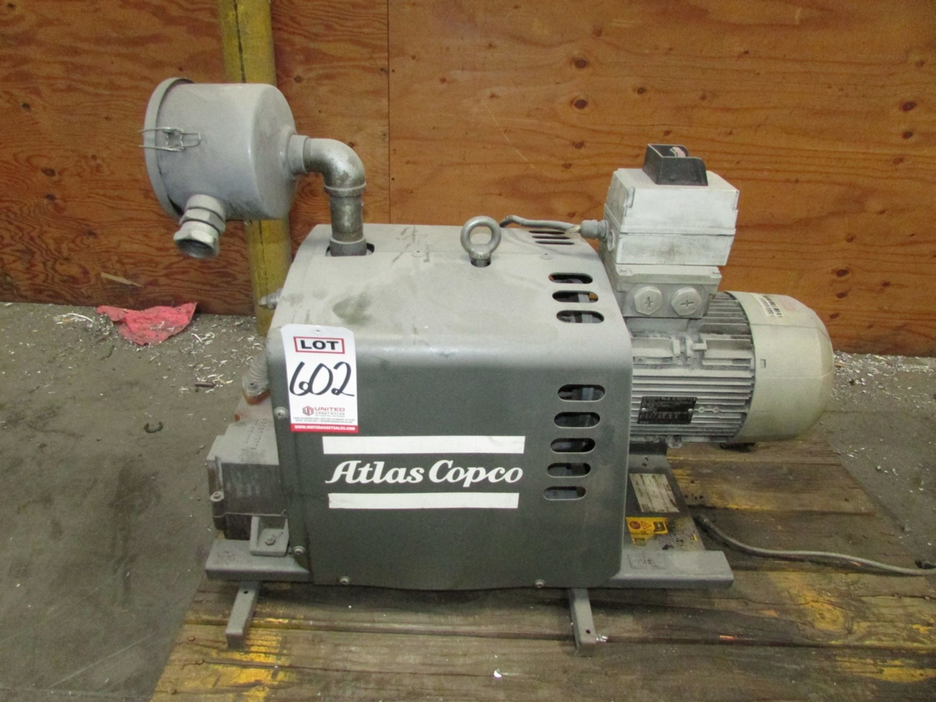 ATLAS COPCO 5 HP VACUUM PUMP, MODEL DZS 150V