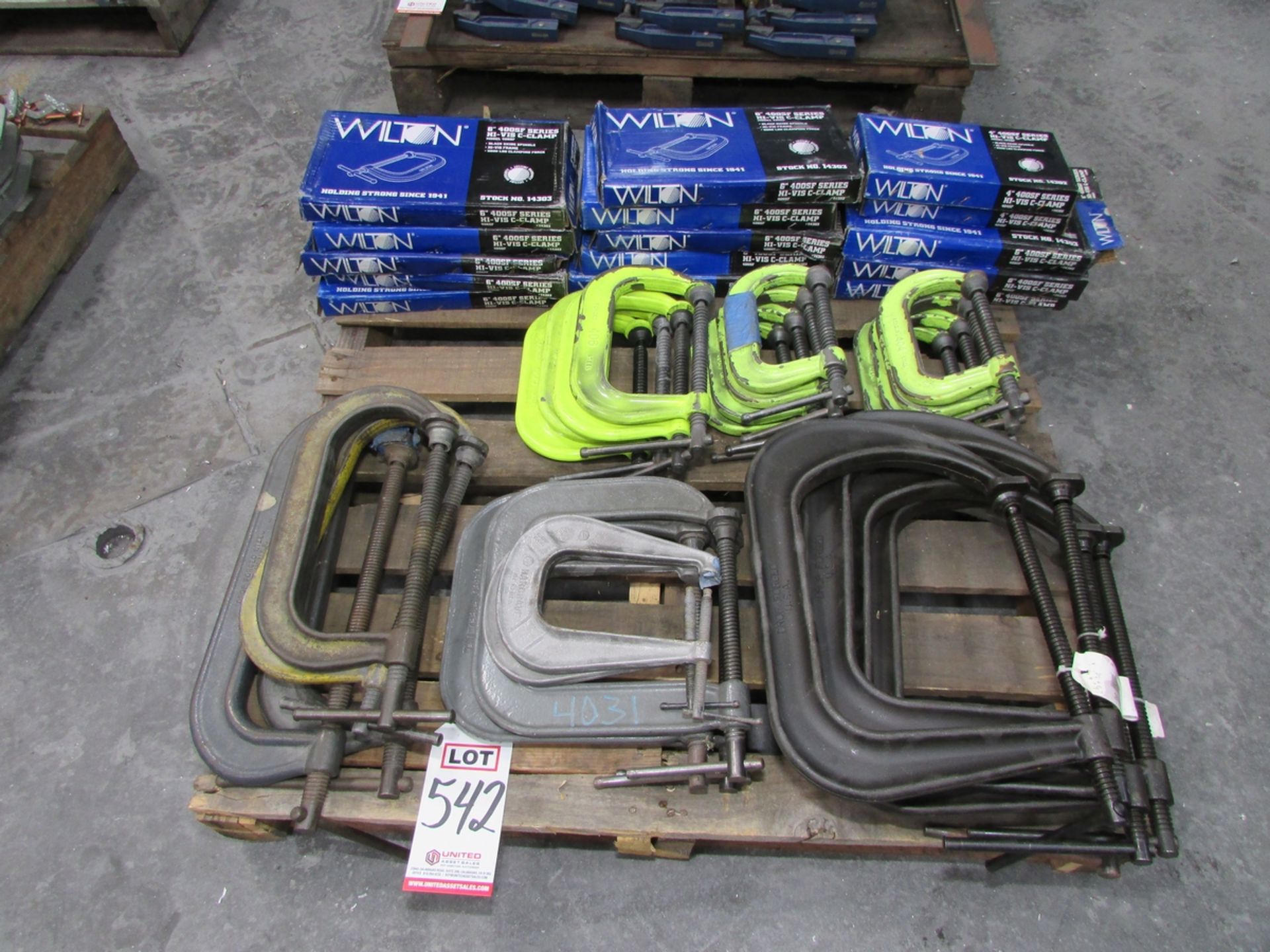 LOT - (40) 2"-12" C-CLAMPS
