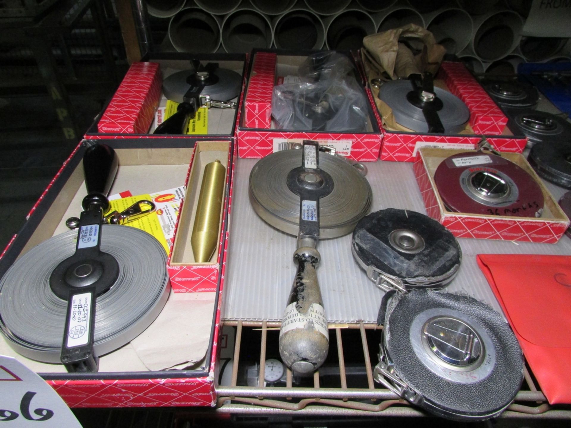 LOT - ASSORTED QC GAGES, TO INCLUDE: STARRETT NO. 507 OILGAGER TAPE MEASURES, STARRETT STEEL TAPE - Image 2 of 5