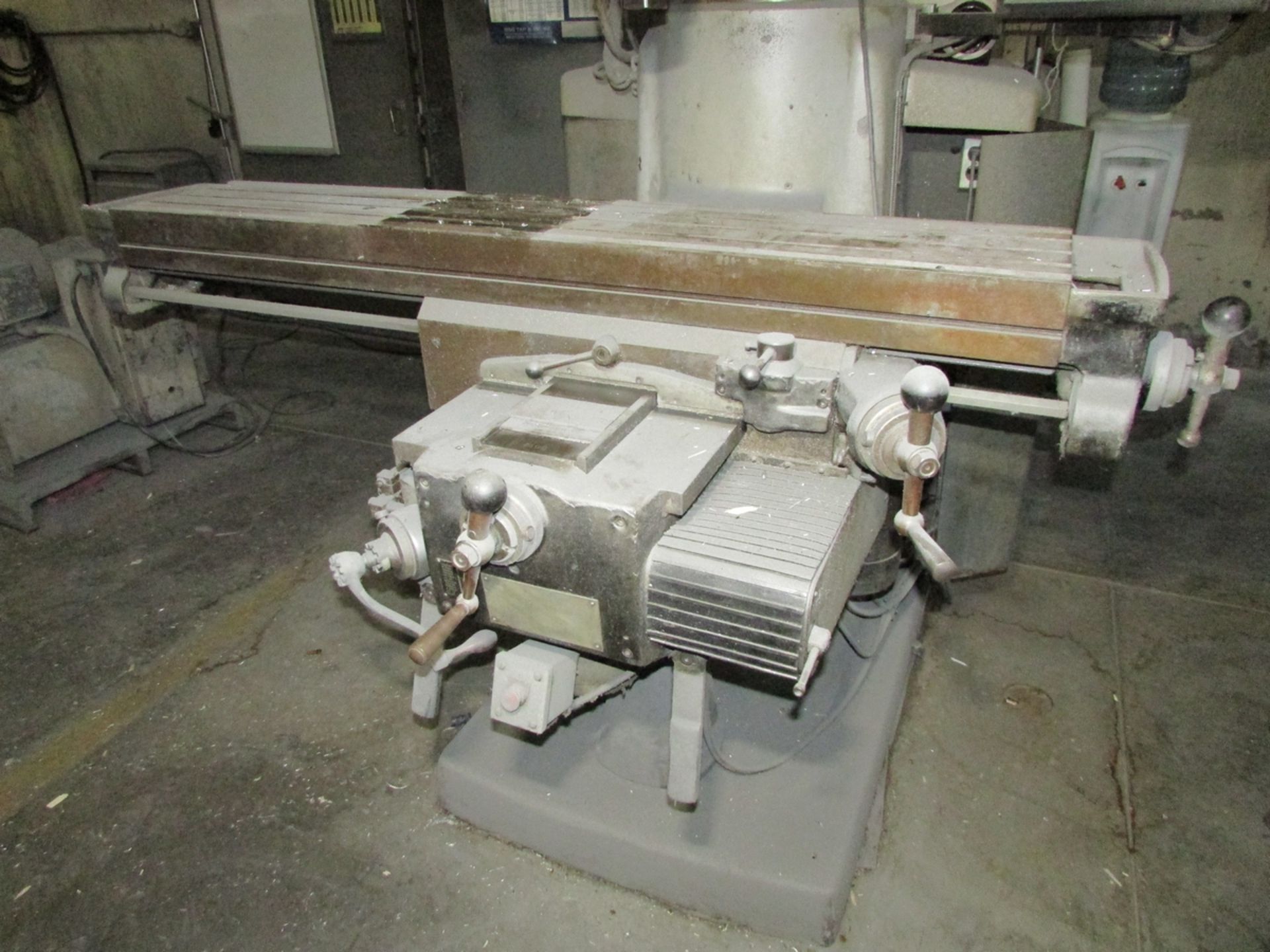 BRIDGEPORT VERTICAL MILLING MACHINE, SERIES II, 58" X 11" T-SLOTTED TABLE W/ TABLE AND KNEE POWER - Image 6 of 12