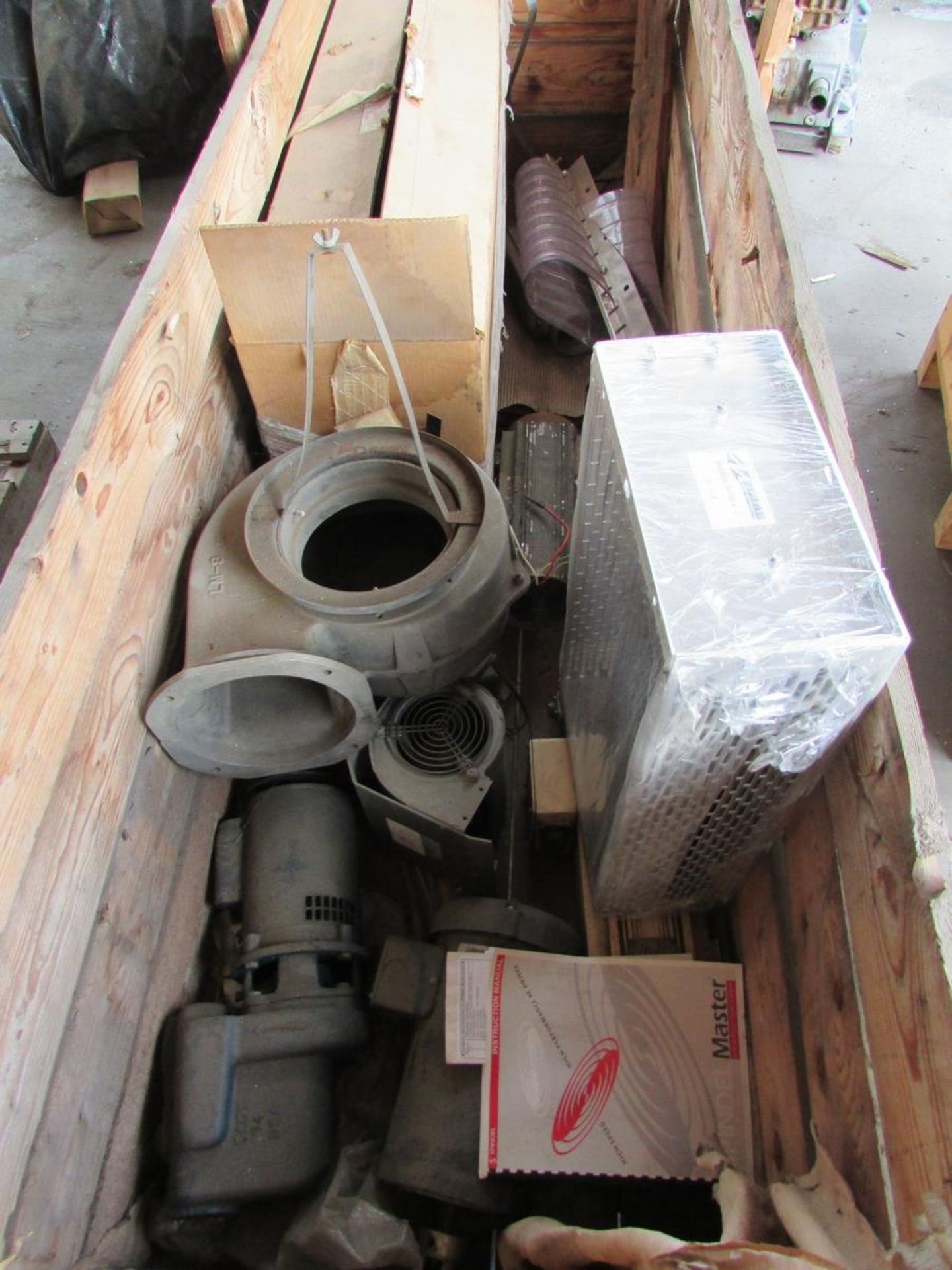 LOT - (10) PALLETS OF ASSORTED SPARE PARTS, TO INCLUDE: MOTORS, SERVOS, PUMPS, MISC. PARTS, ETC. - Image 3 of 21