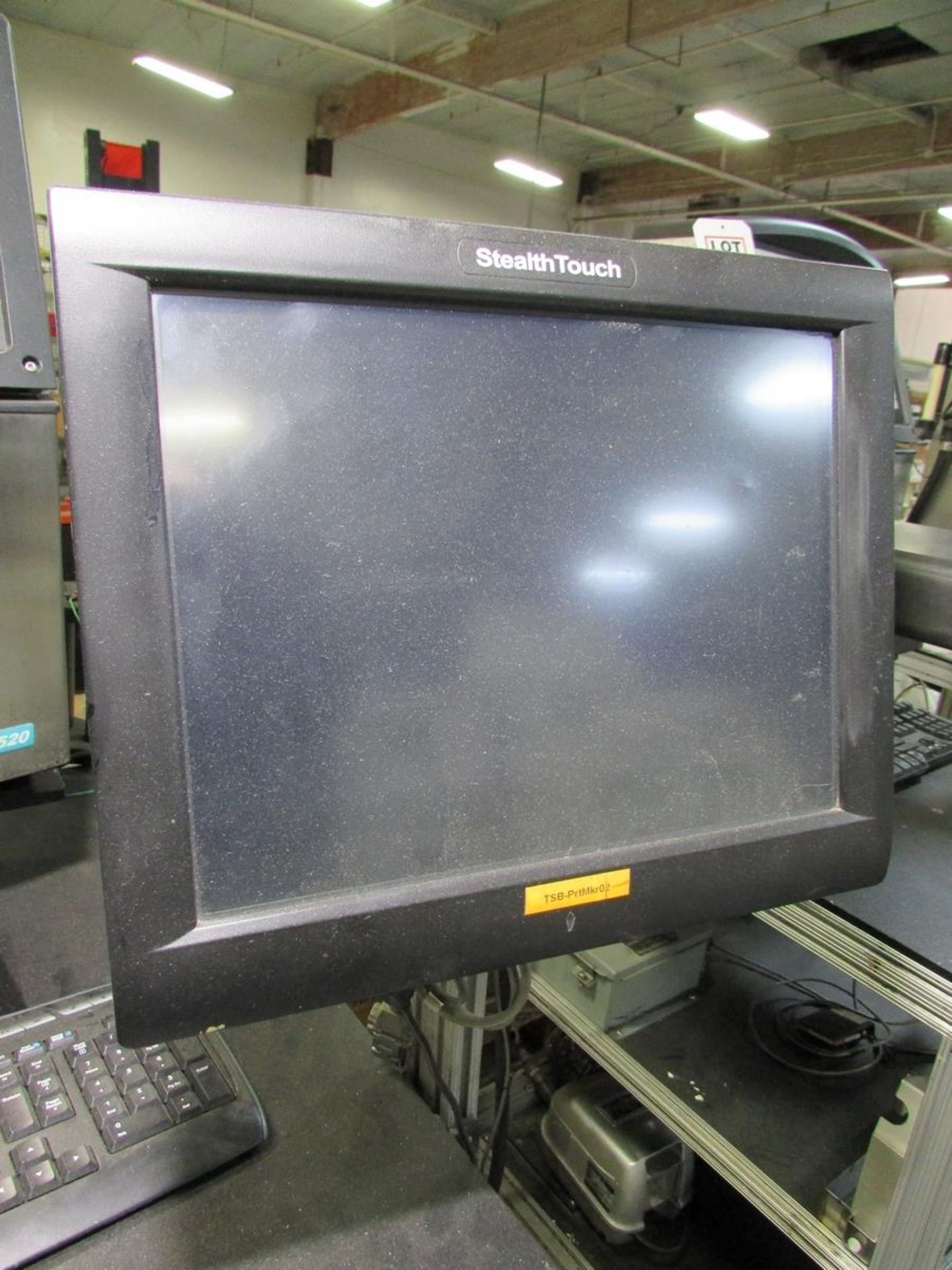 VIDEOJET INK JET CODING MACHINE, MODEL 1520, W/ PRINT HEAD, STEALTH TOUCH MONITOR, AUTOMATION PLUS - Image 5 of 10