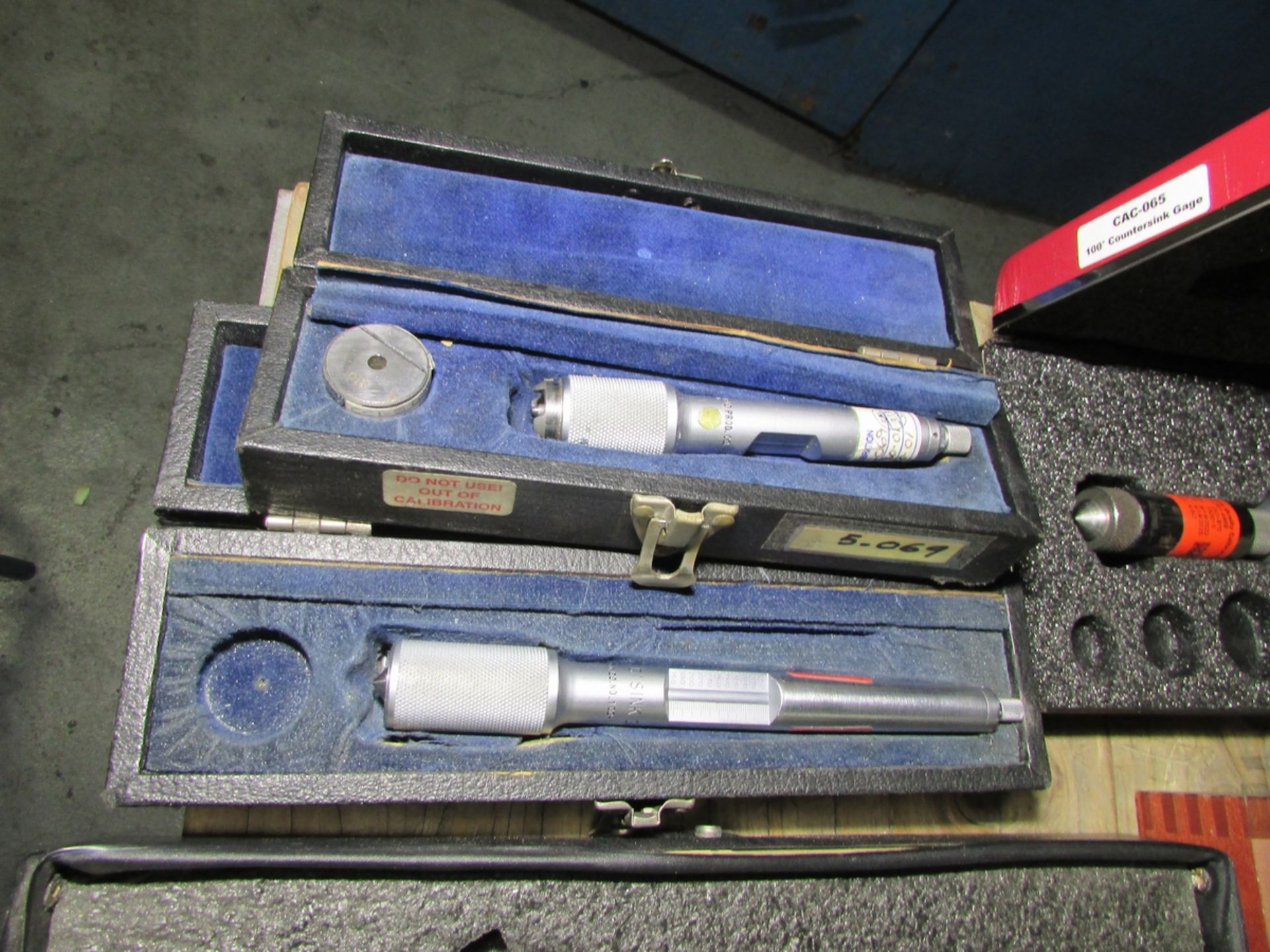 LOT - (9) ASSORTED CHAMFER/COUNTERSINK GAGES - Image 3 of 5