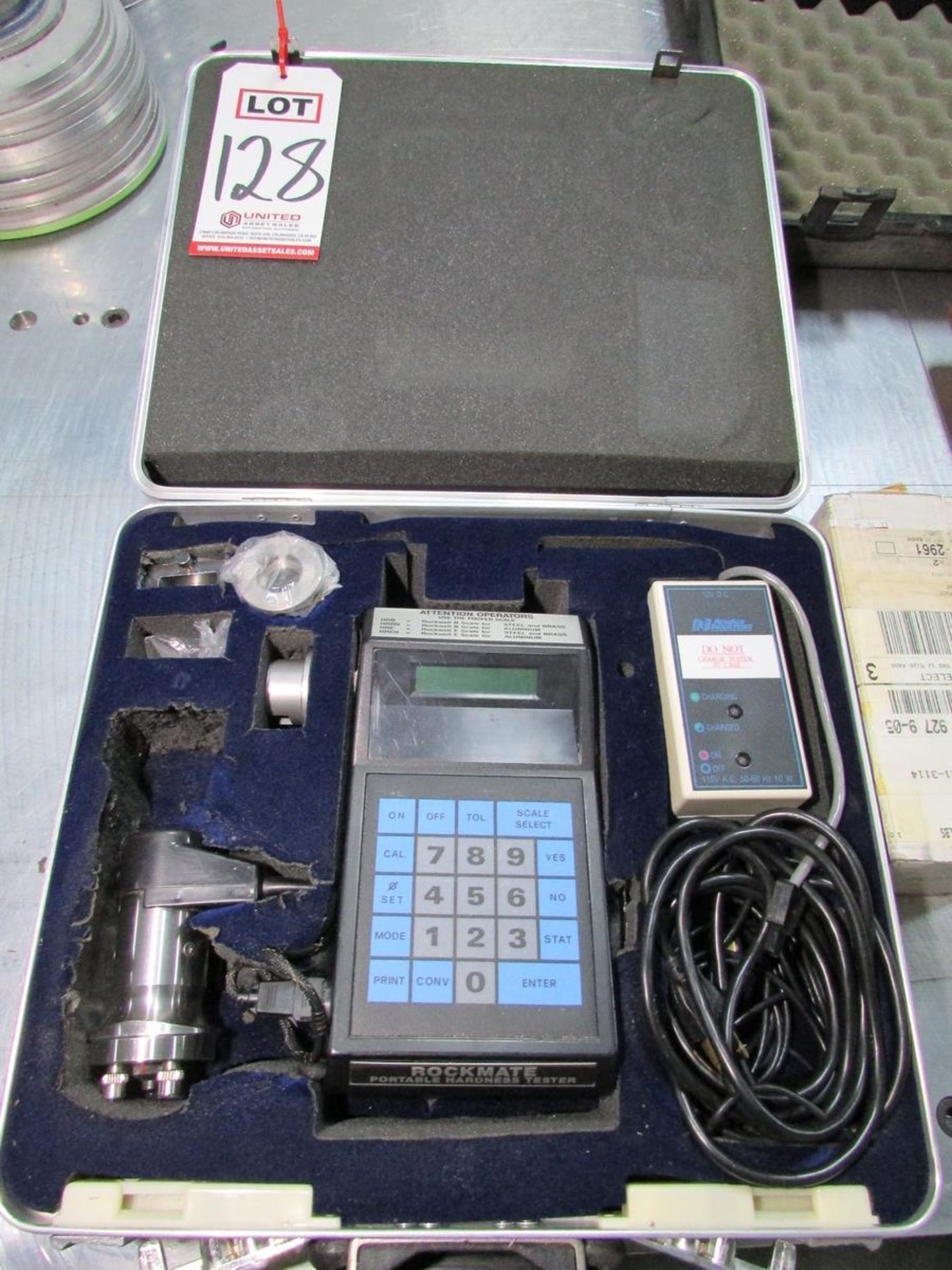 NEW AGE INDUSTRIES PORTABLE DIGITAL ROCKWELL HARDNESS TESTER, MODEL MR-DR, S/N 2409