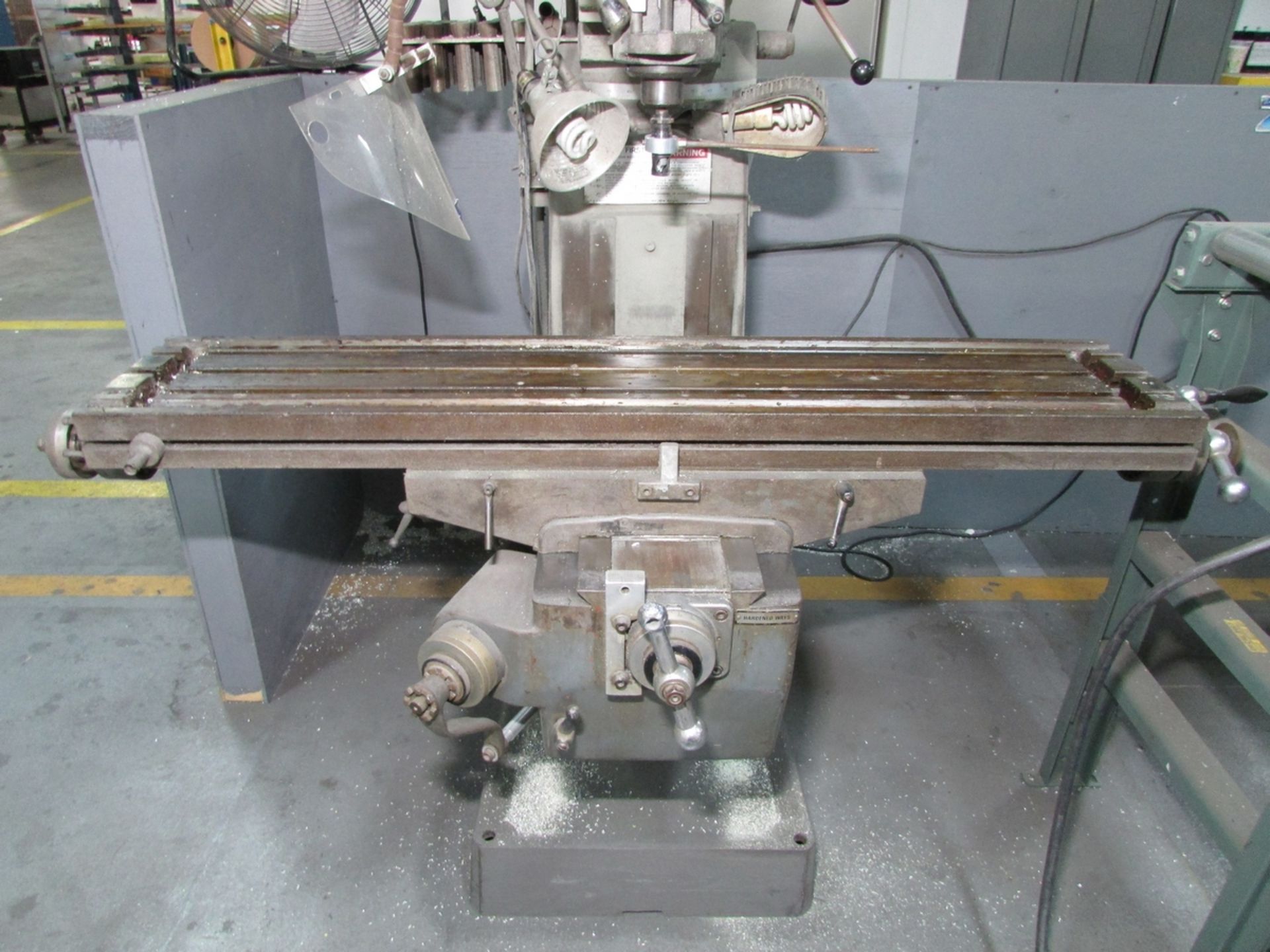 LAGUN REPUBLIC VERTICAL MILLING MACHINE, 50" X 10" T-SLOTTED TABLE, 5" QUILL STROKE, 55-2940 RPM - Image 8 of 13
