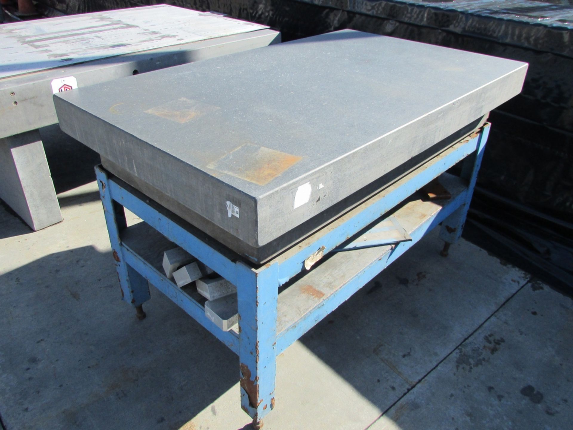 GRANITE SURFACE TABLE, 60" X 36" X 10" - Image 4 of 4