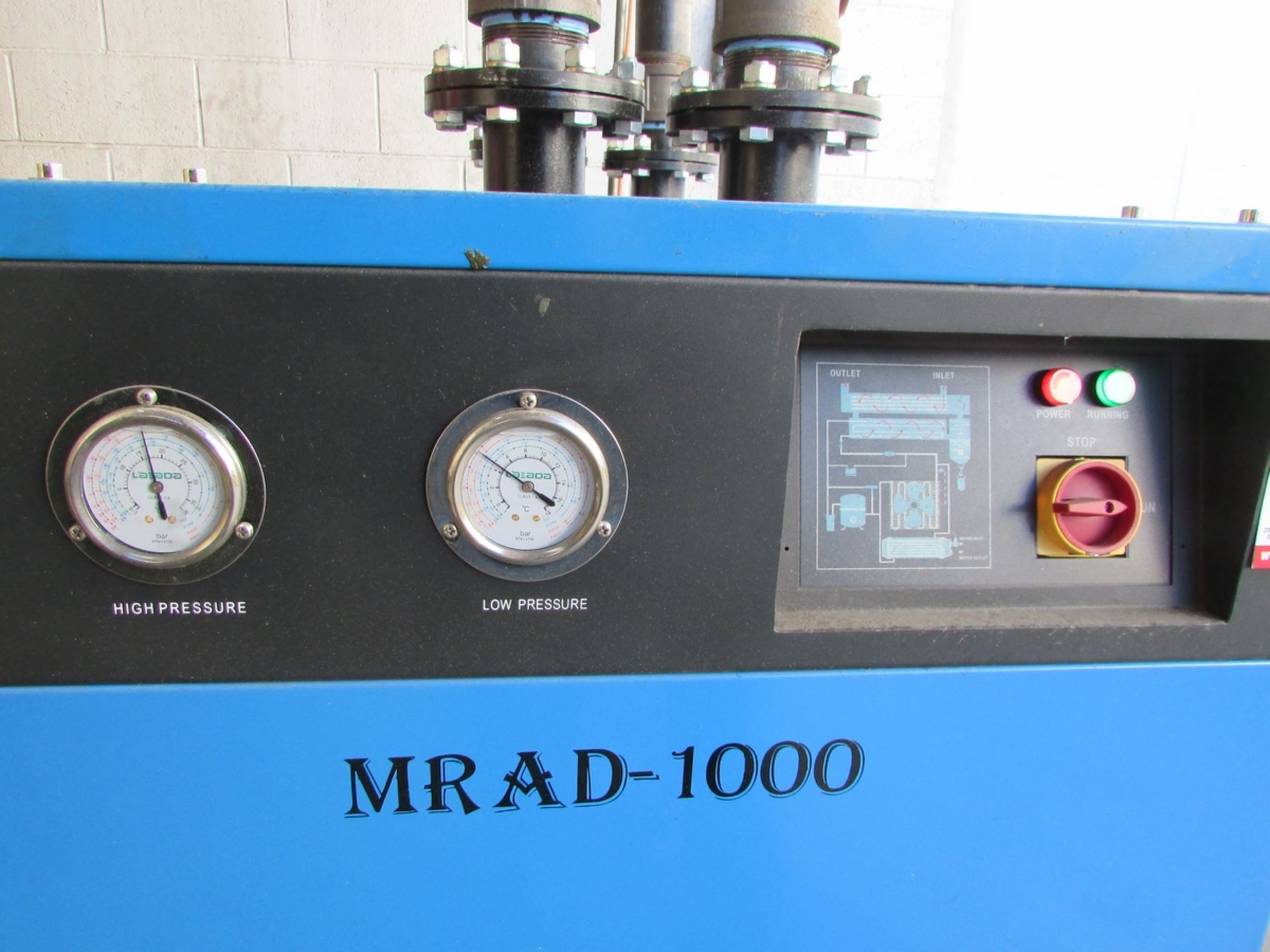2018 DRY MAX REFRIGERATED AIR DRYER, MODEL MRAD-1000, 28.5 NM3/MIN CAPACITY, 5-1/2 HP, S/N - Image 3 of 7