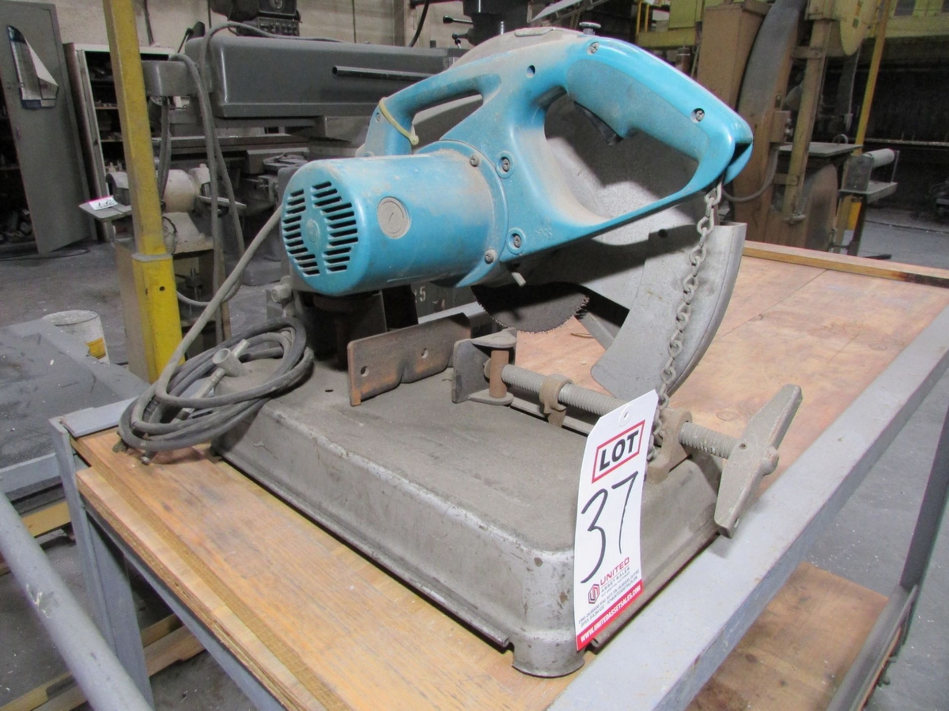 MAKITA 14" ABRASIVE CUT-OFF SAW, MODEL 2414B, 3800 RPM 115V 1PH, S/N 89254 A