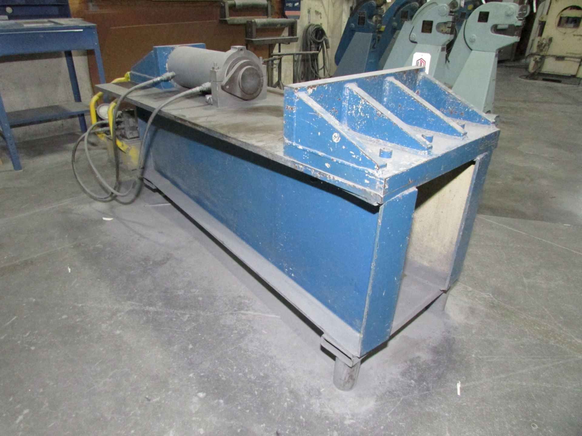 HORIZONTAL HYDRAULIC STRAIGHTENING PRESS, 30" X 9" ANGLE PLATE, 80" X 30" TABLE, ENERPAC GPER5320J - Image 11 of 12