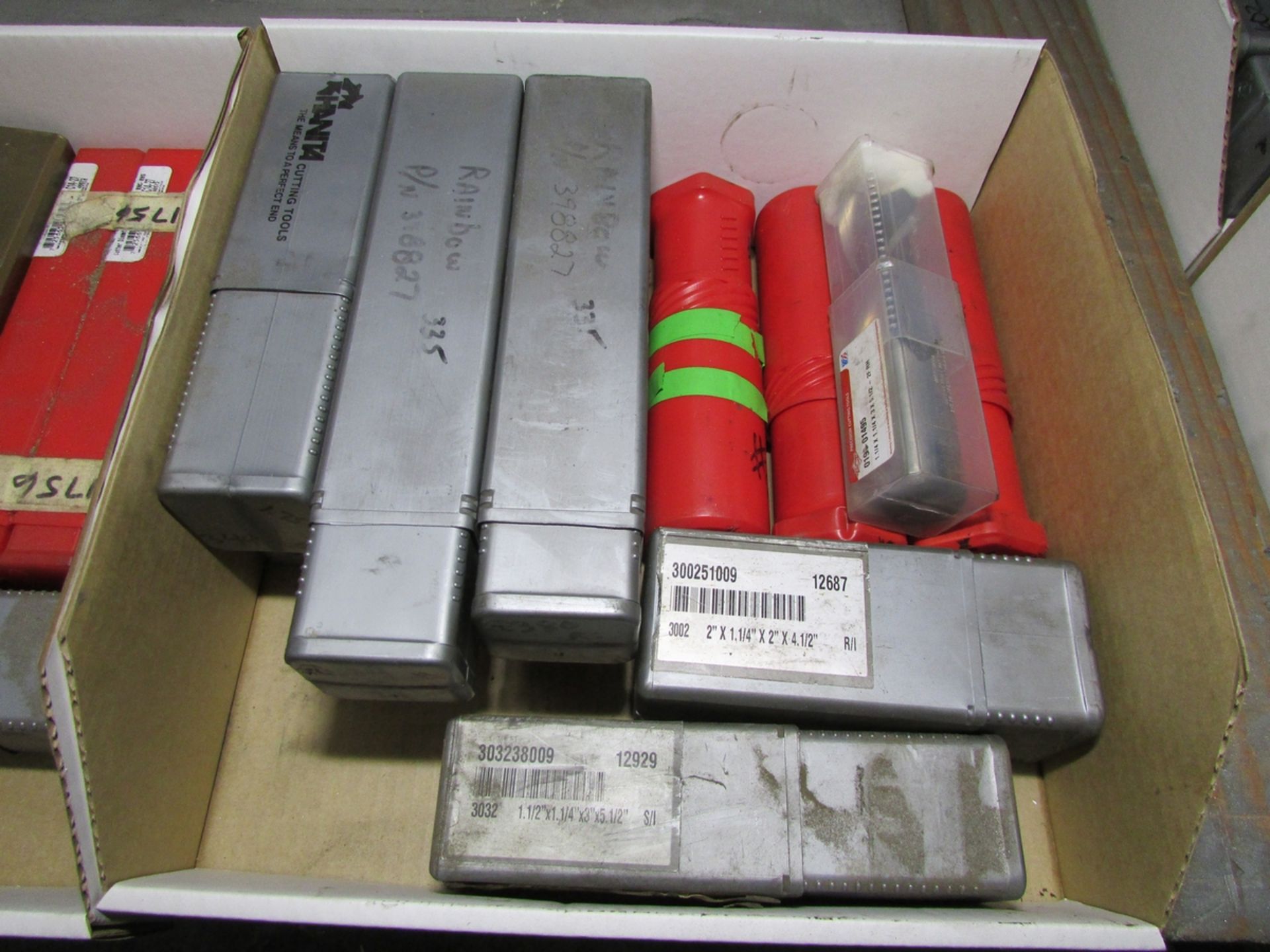 LOT - (3) BINS OF ASSORTED HSS 1" TO 2" END MILLS/ FORM CUTTERS - Image 2 of 4