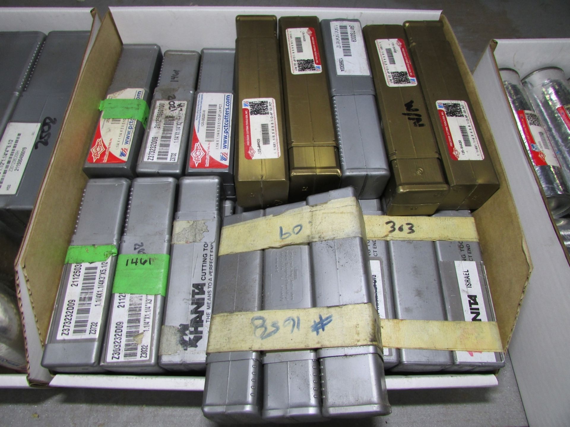 LOT - (6) BINS OF ASSORTED HSS 1-1/4", 1-1/2" AND 2" END MILLS/ FORM CUTTERS - Image 6 of 7