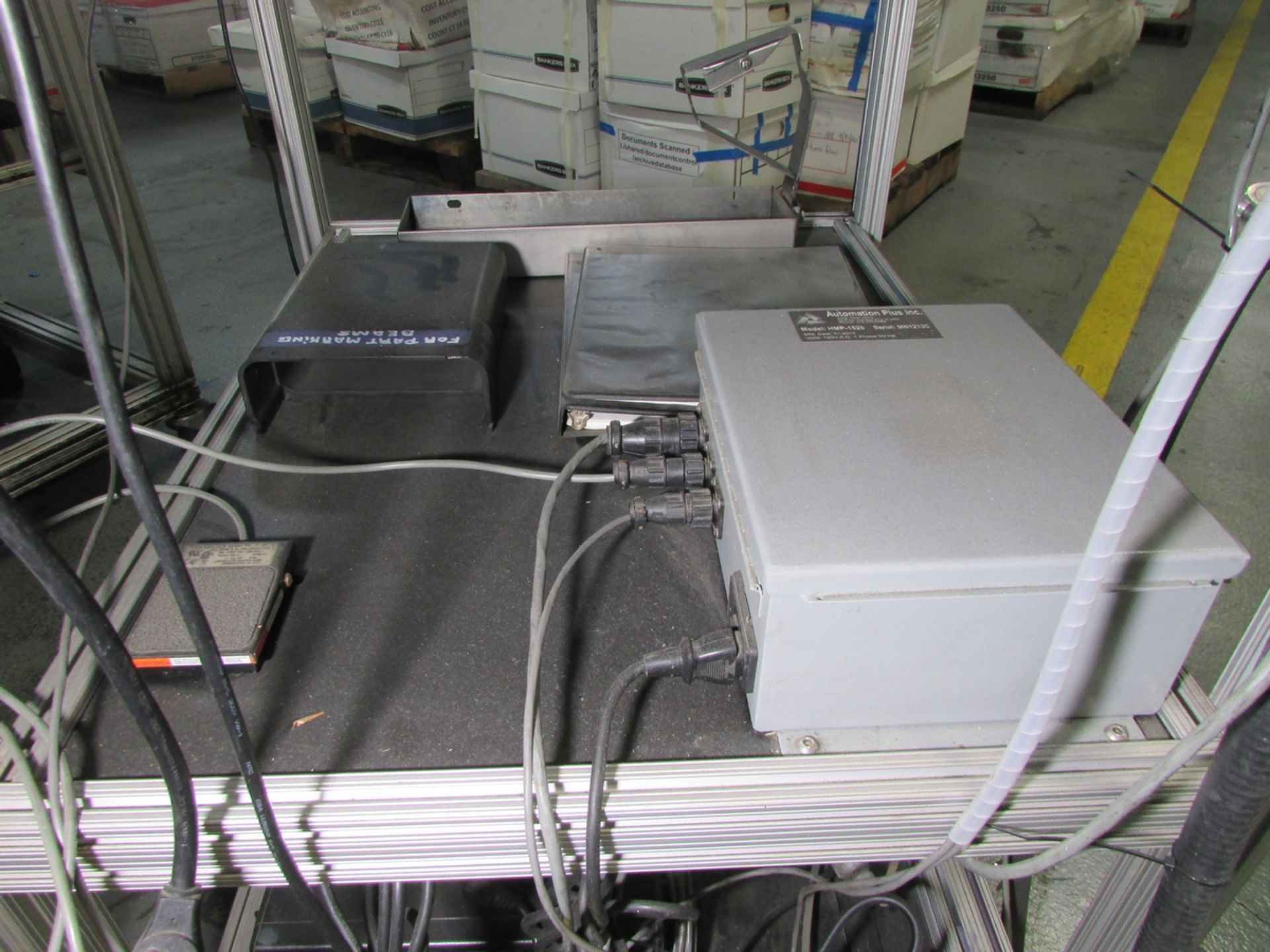 VIDEOJET INK JET CODING MACHINE, MODEL 1520, W/ PRINT HEAD, STEALTH TOUCH MONITOR, AUTOMATION PLUS - Image 6 of 10