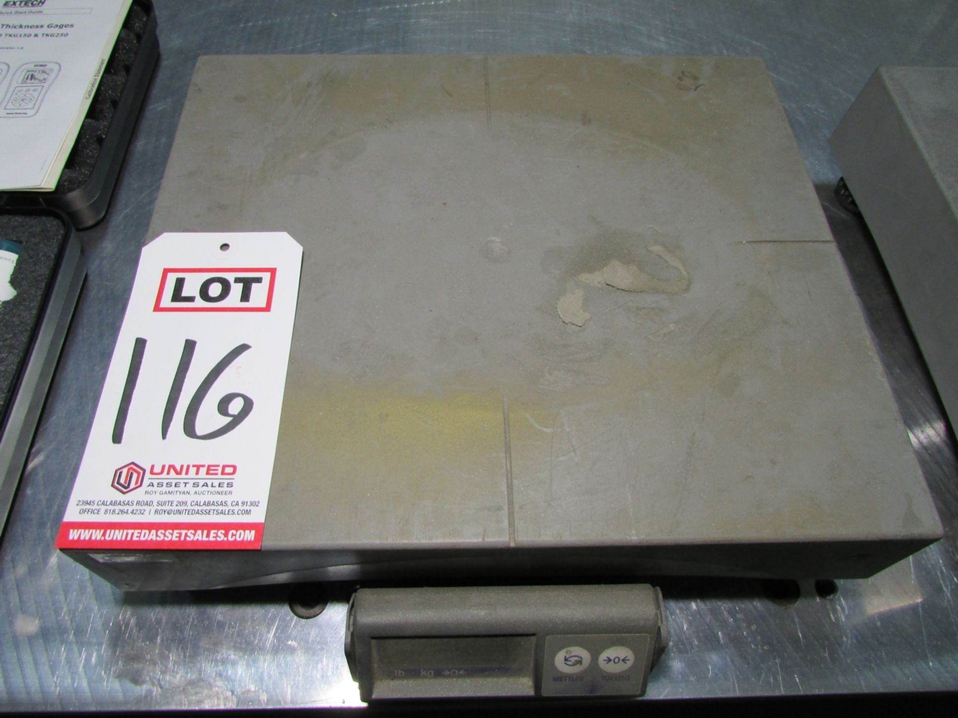 METTLER TOLEDO 150 LB X 0.02 LB PLATFORM SCALE, MODEL PS60, 12" X 14" PLATFORM, DRO - Image 2 of 5
