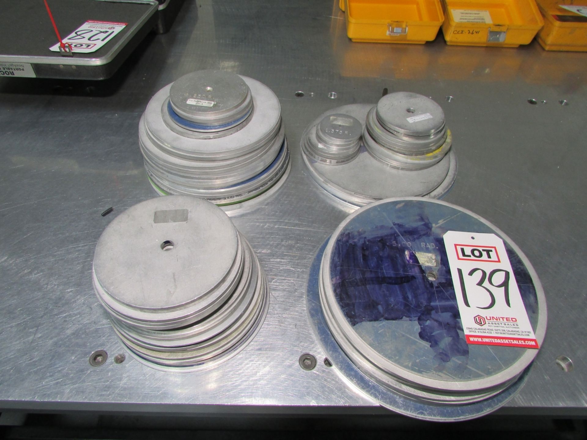 LOT - ASSORTED RADIUS GAGES, 1.375"-6.000" - Image 2 of 5