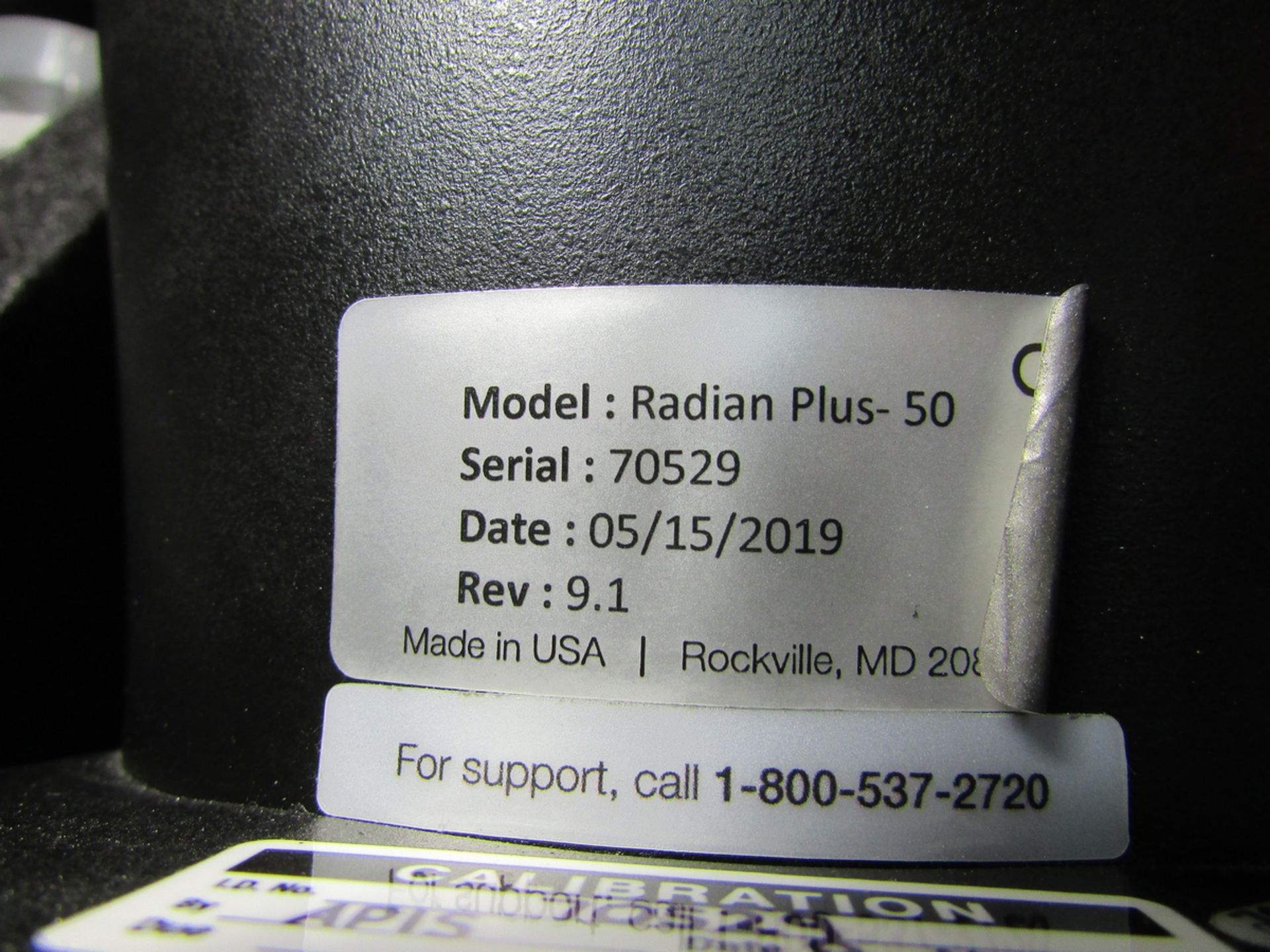 2019 API PORTABLE LASER TRACKING SYSTEM, MODEL RADIAN PLUS-50, S/N 70529, REV. 9.1, EQUIPPED W/ V- - Image 5 of 9