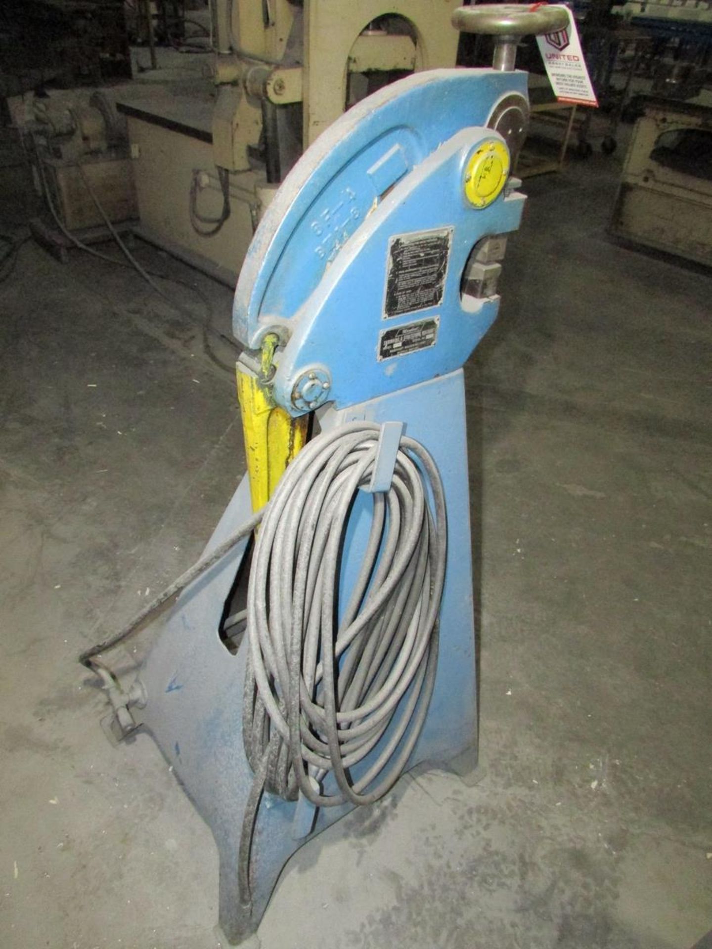 MARCHANT MACHINE CORP SHRINKING AND STRETCHING MACHINE, MODEL 4A, S/N 235 - Image 7 of 10