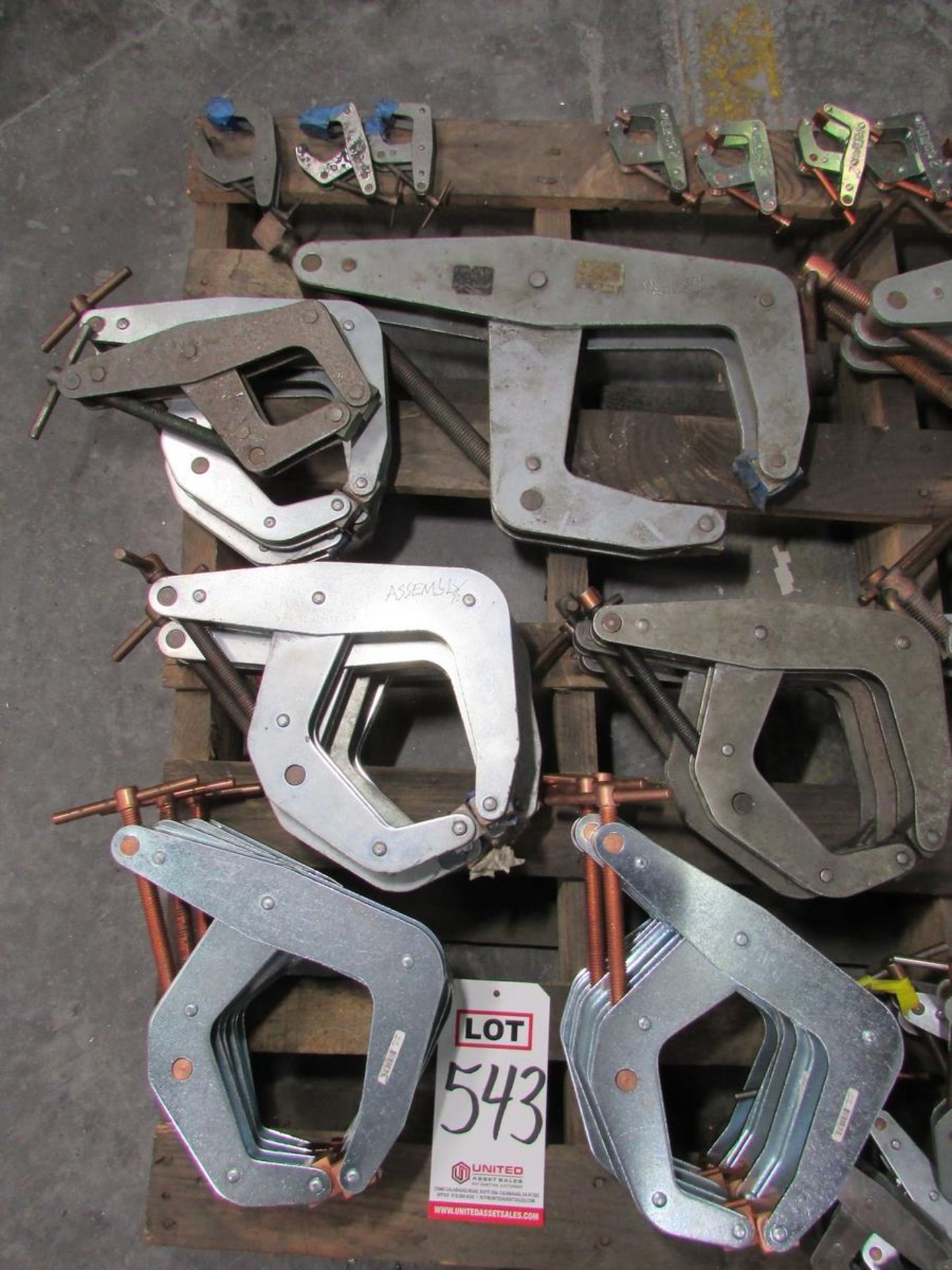 LOT - (40) KANT-TWIST 1"-12" C-CLAMPS - Image 2 of 3