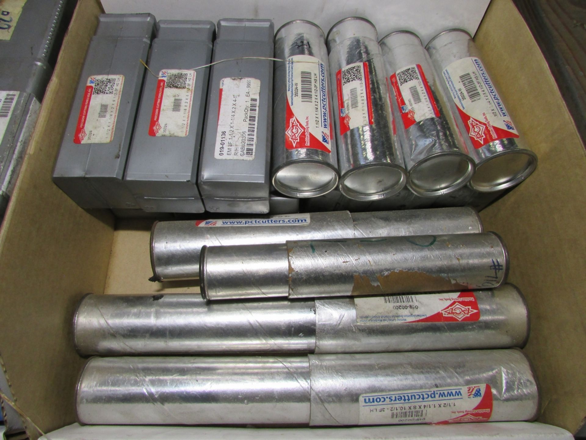 LOT - (6) BINS OF ASSORTED HSS 1-1/4", 1-1/2" AND 2" END MILLS/ FORM CUTTERS - Image 2 of 7