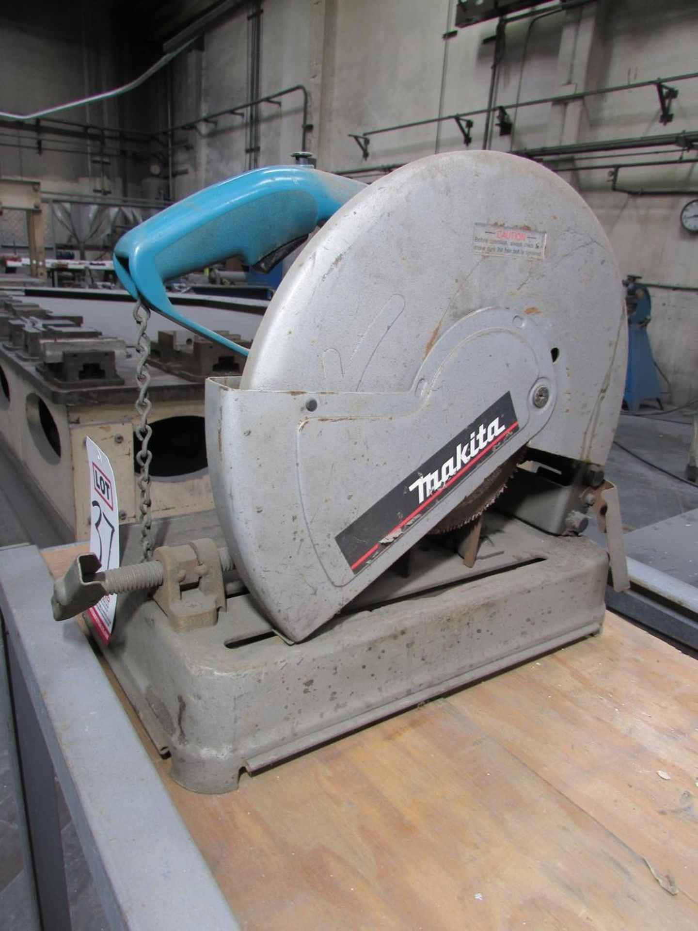 MAKITA 14" ABRASIVE CUT-OFF SAW, MODEL 2414B, 3800 RPM 115V 1PH, S/N 89254 A - Image 3 of 6