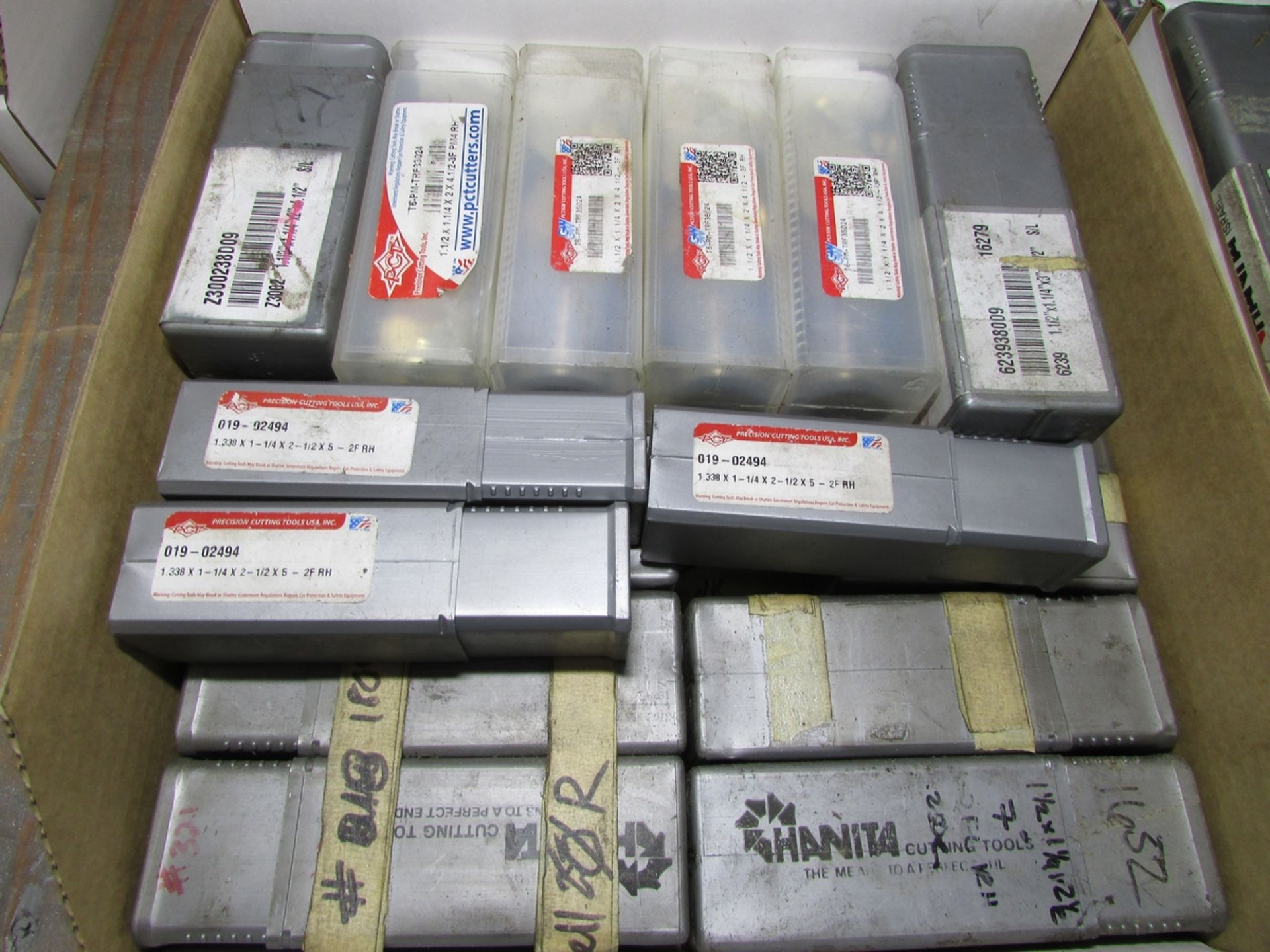 LOT - (6) BINS OF ASSORTED HSS 1-1/4", 1-1/2" AND 2" END MILLS/ FORM CUTTERS - Image 4 of 7