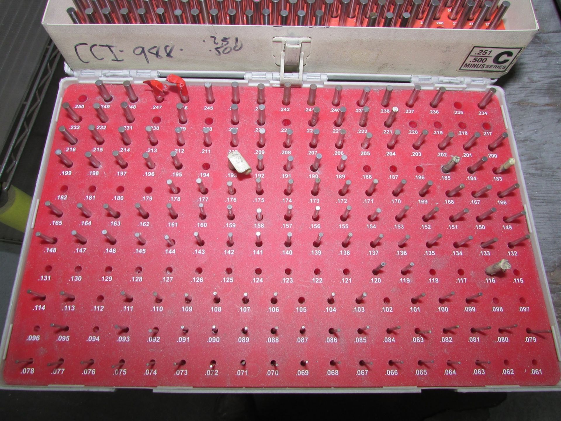 LOT - (4) GAGE PIN SETS, 0.061"-0.750" - Image 2 of 5